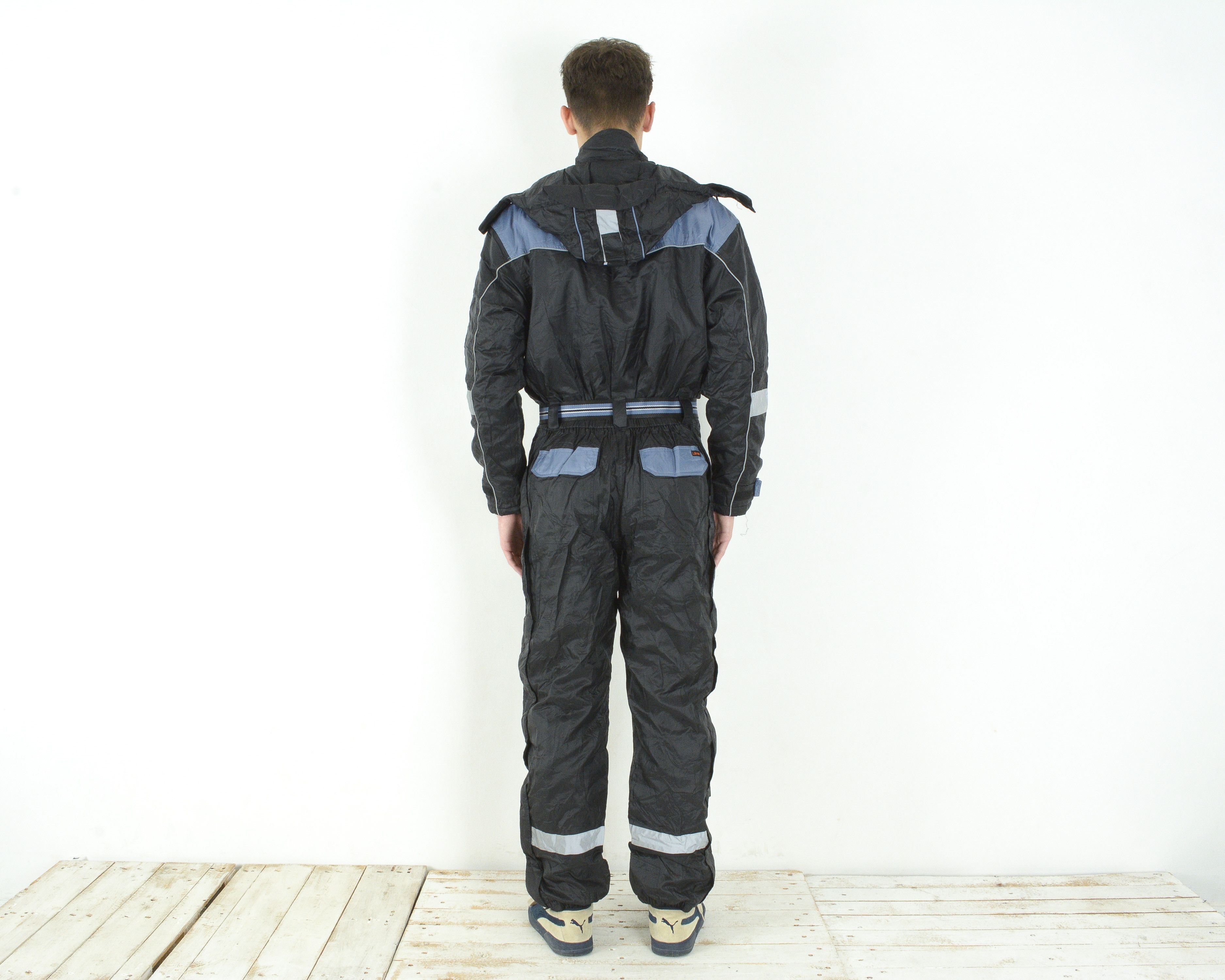 Vintage L. BRADOR Workwear S Insulated Jumpsuit Boilersuit Overalls Size US 32 / EU 48 - 6 Thumbnail