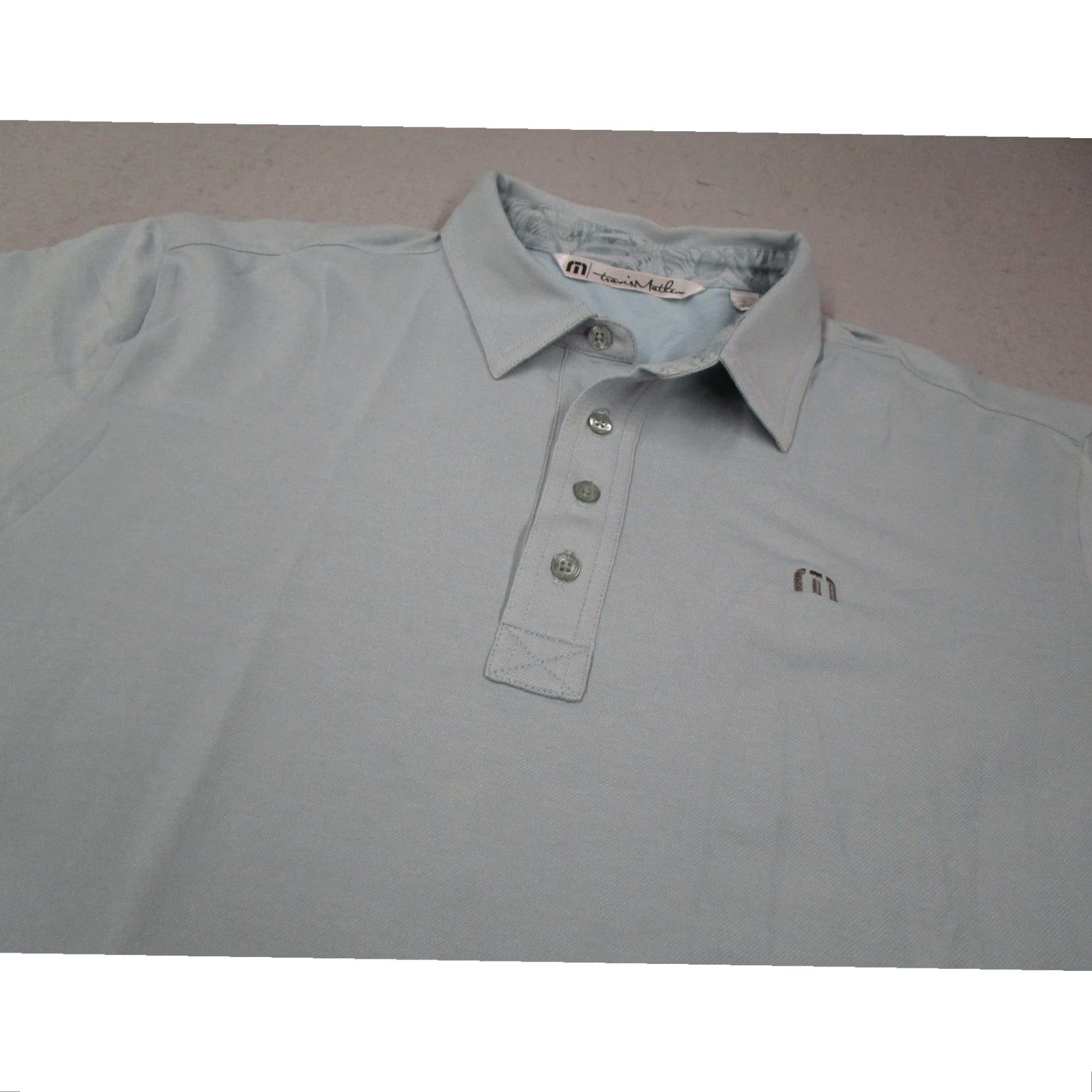 TravisMathew Travis Mathew Polo Shirt Blue Short Sleeve Golf Large L Mens Shirt Size US L / EU 52-54 / 3 - 2 Thumbnail