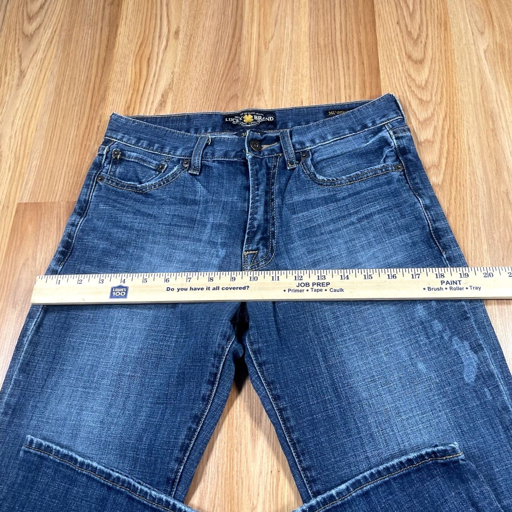 Lucky Brand Lucky Brand Jeans Mens 30Wx32L 361 Vintage Straight Fit Stretch Blue Denim Pants Size US 30 / EU 46 - 5 Thumbnail