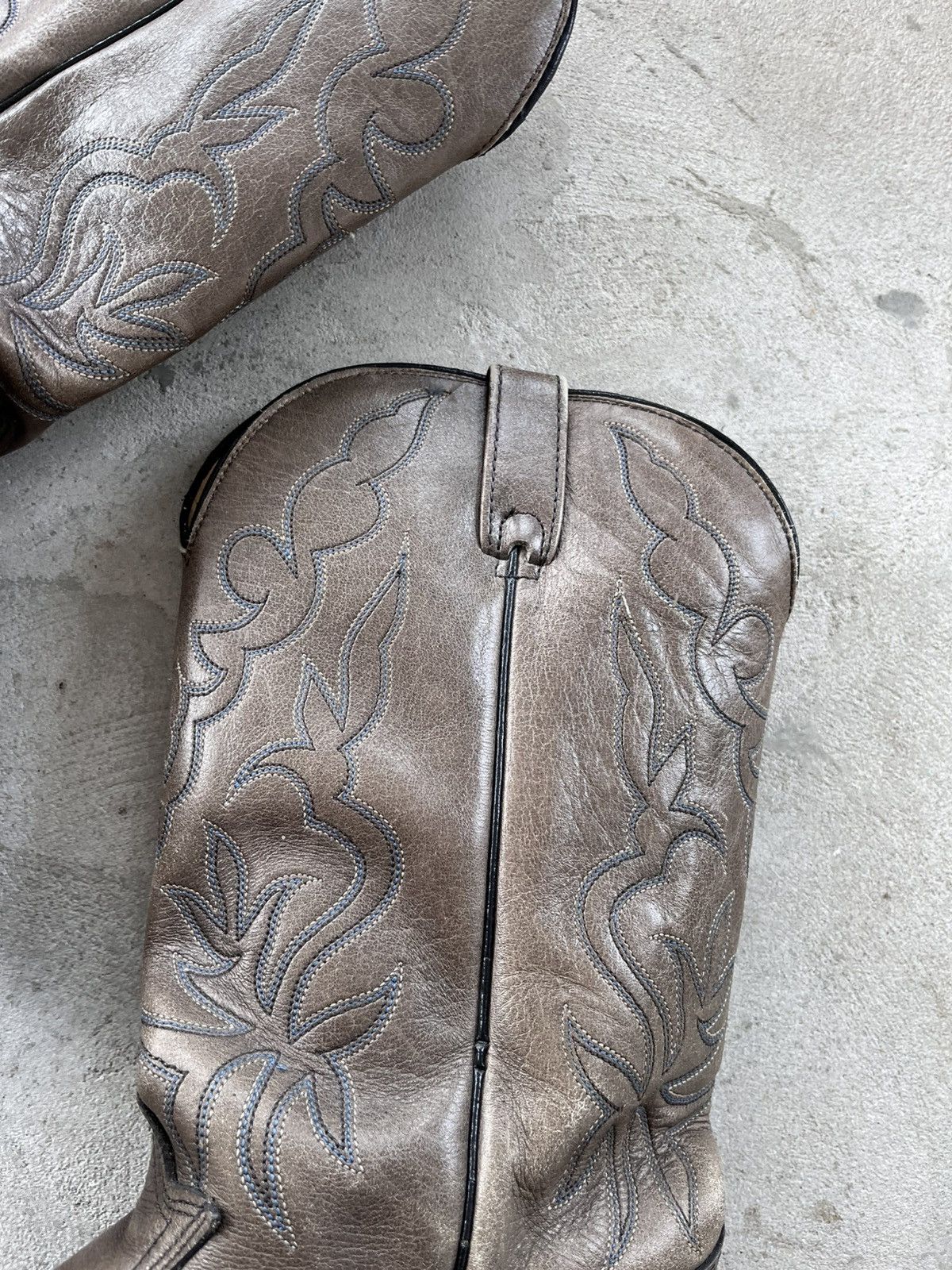 Cowboy Equipment Vintage Laredo Western Cowboy Leather Boots Rare Avant-Garde Size US 9 / EU 42 - 15 Thumbnail
