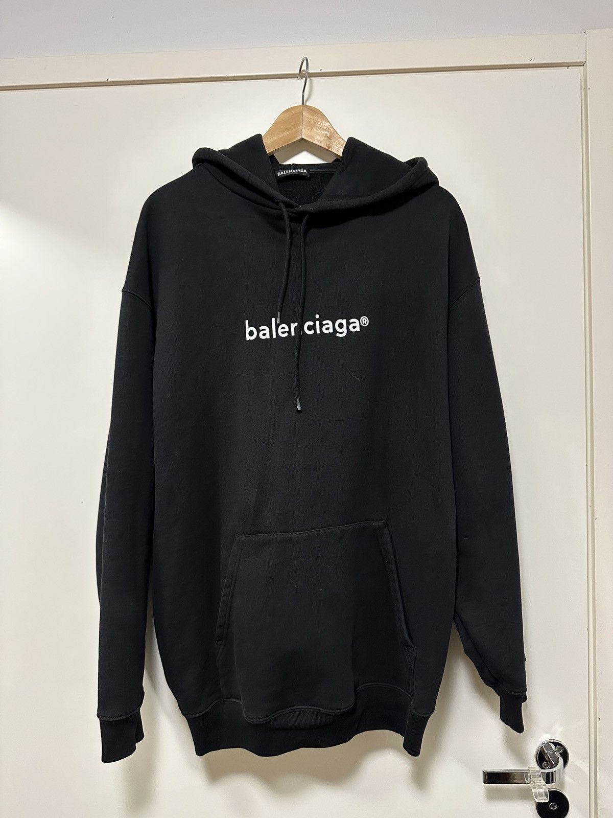 Balenciaga Balenciaga Copyright Logo Hoodie | Grailed