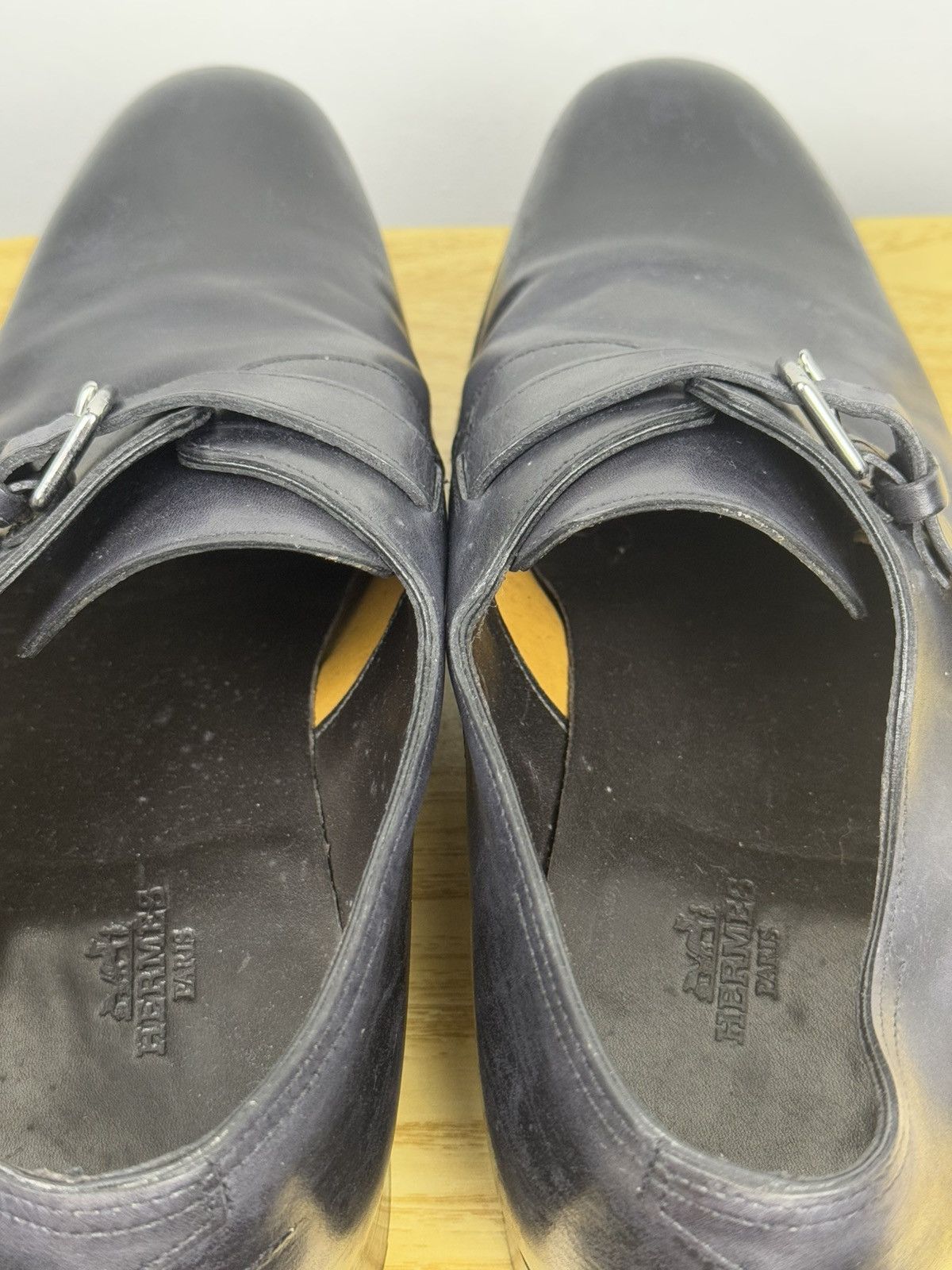 Hermes × John Lobb Hermes - John Lobb - Buckle Derby Shoes Size US 7.5 / EU 40-41 - 10 Thumbnail