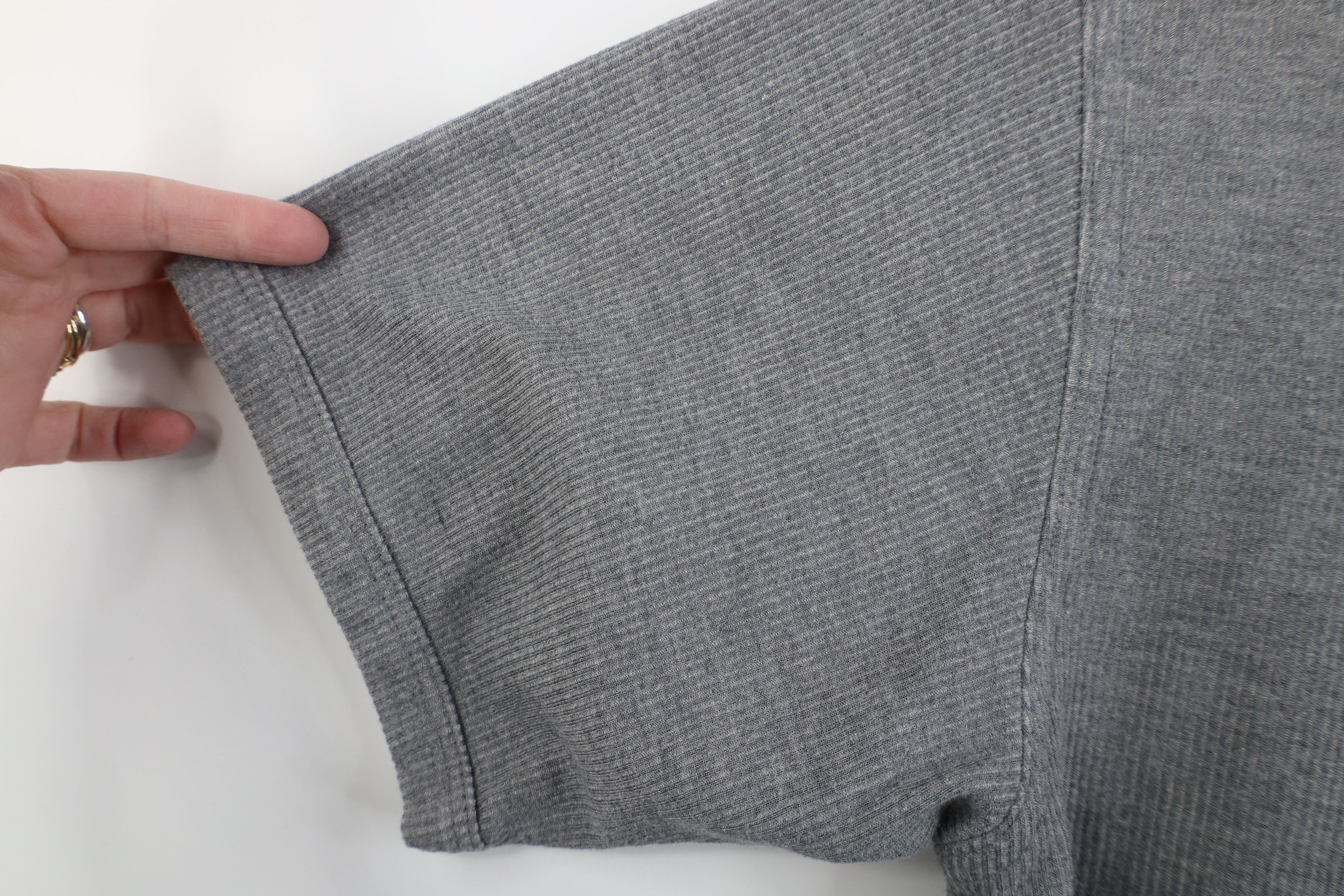 Vintage Vintage 90s Streetwear Ribbed Knit Short Sleeve T-Shirt Size US L / EU 52-54 / 3 - 6 Thumbnail