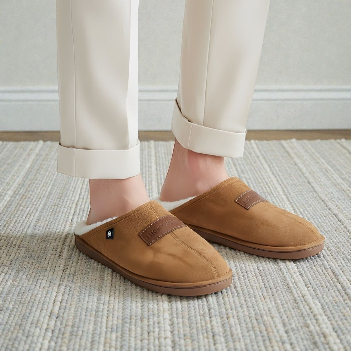 Lucky Brand Lucky Brand Unisex Tan Slippers Sz 8-9 Women’s, 7-8 Mens Size US 8.5 / IT 38.5 - 1 Thumbnail