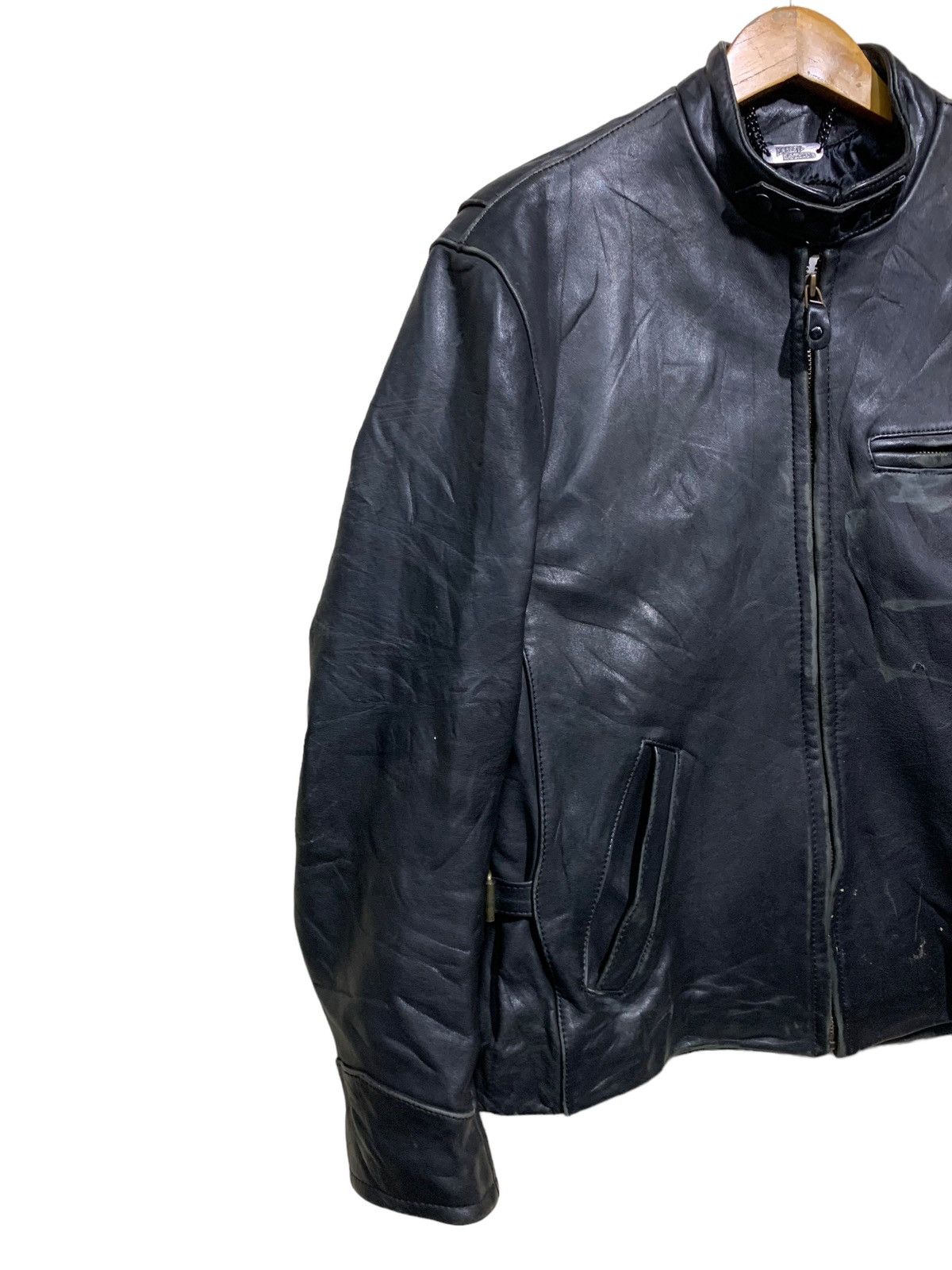Harley Davidson 🔥VTG H.DAVIDSON BIKERS LEATHER JACKETS Size US L / EU 52-54 / 3 - 2 Thumbnail