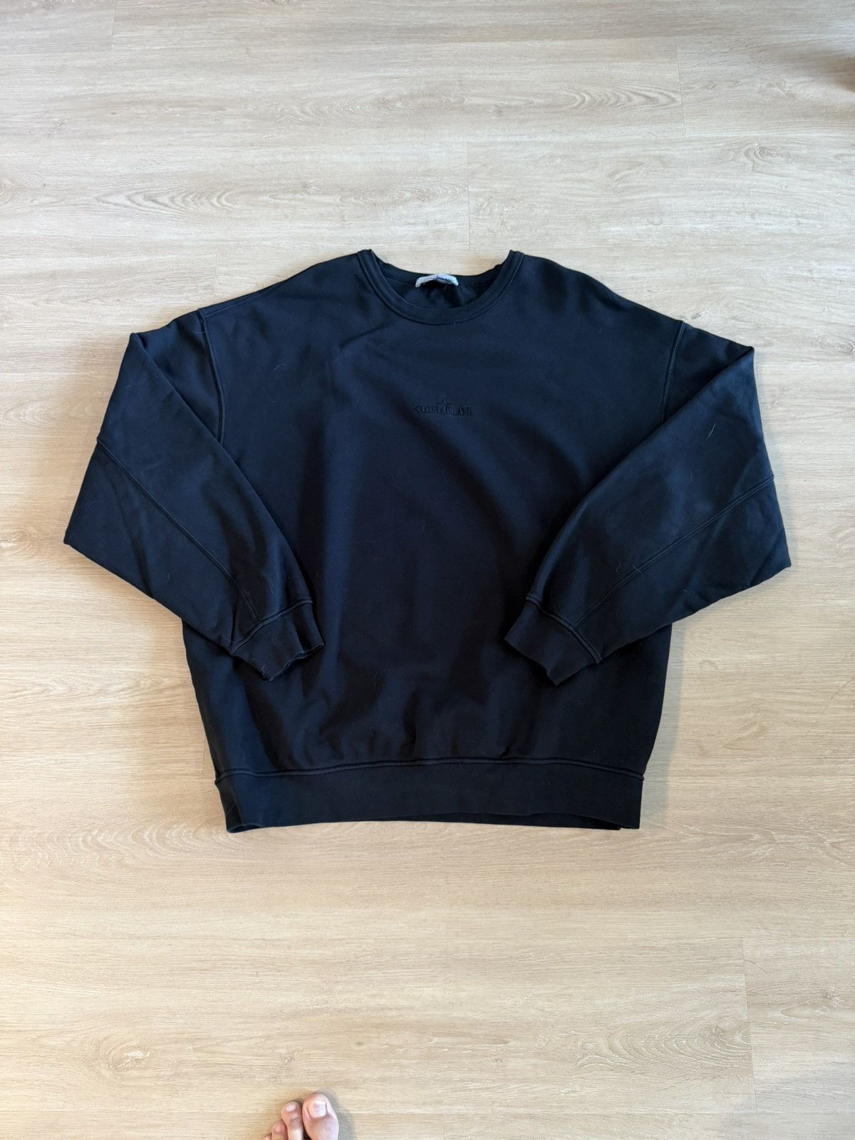 Stone Island Stone Island Black Crewneck Oversized 3X Size US XXL / EU 58 / 5 - 1 Thumbnail