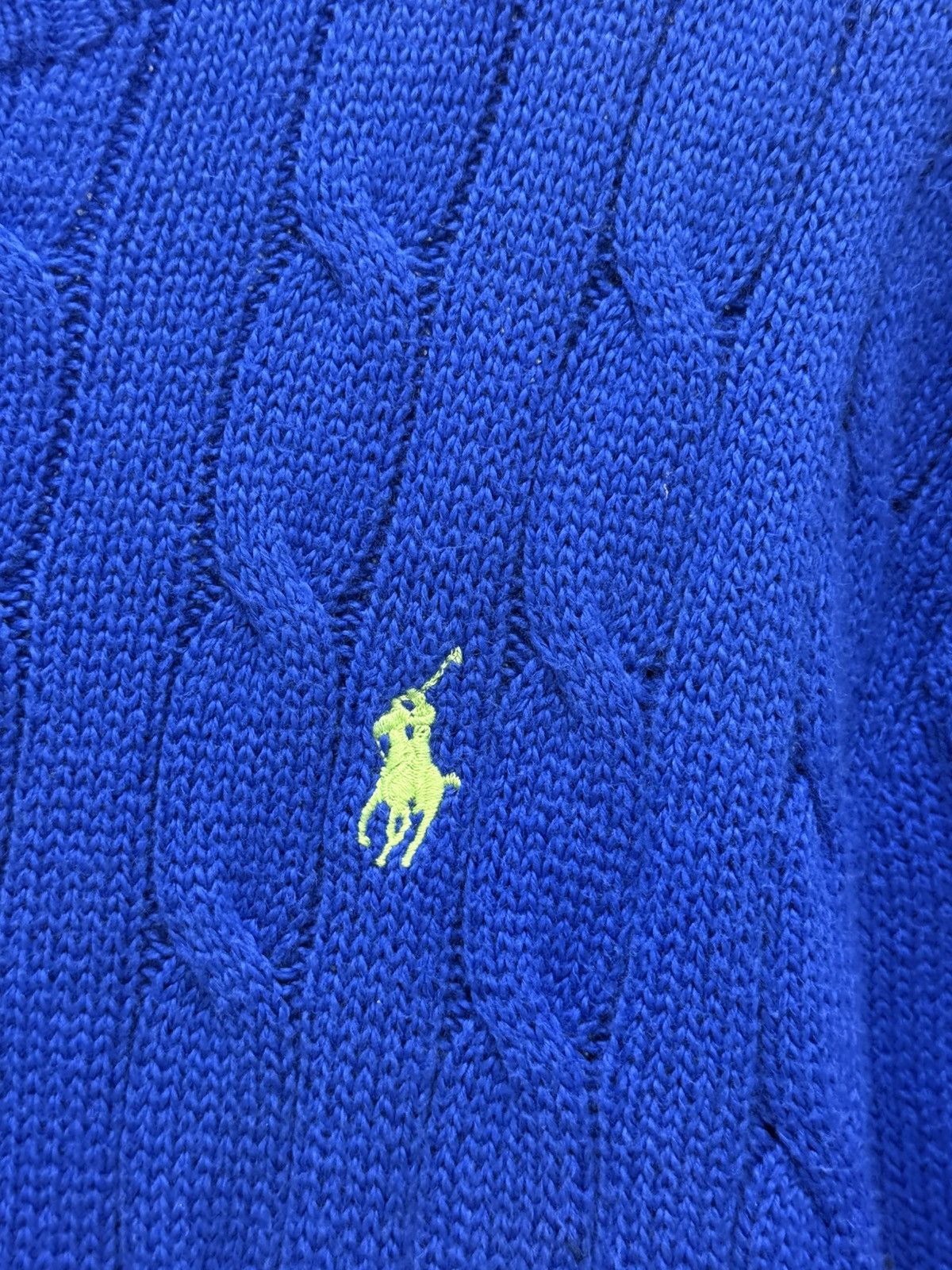 Polo Ralph Lauren Vintage Polo Ralph Lauren Cotton Knitted Blue Sweater RRL Size US M / EU 48-50 / 2 - 5 Thumbnail