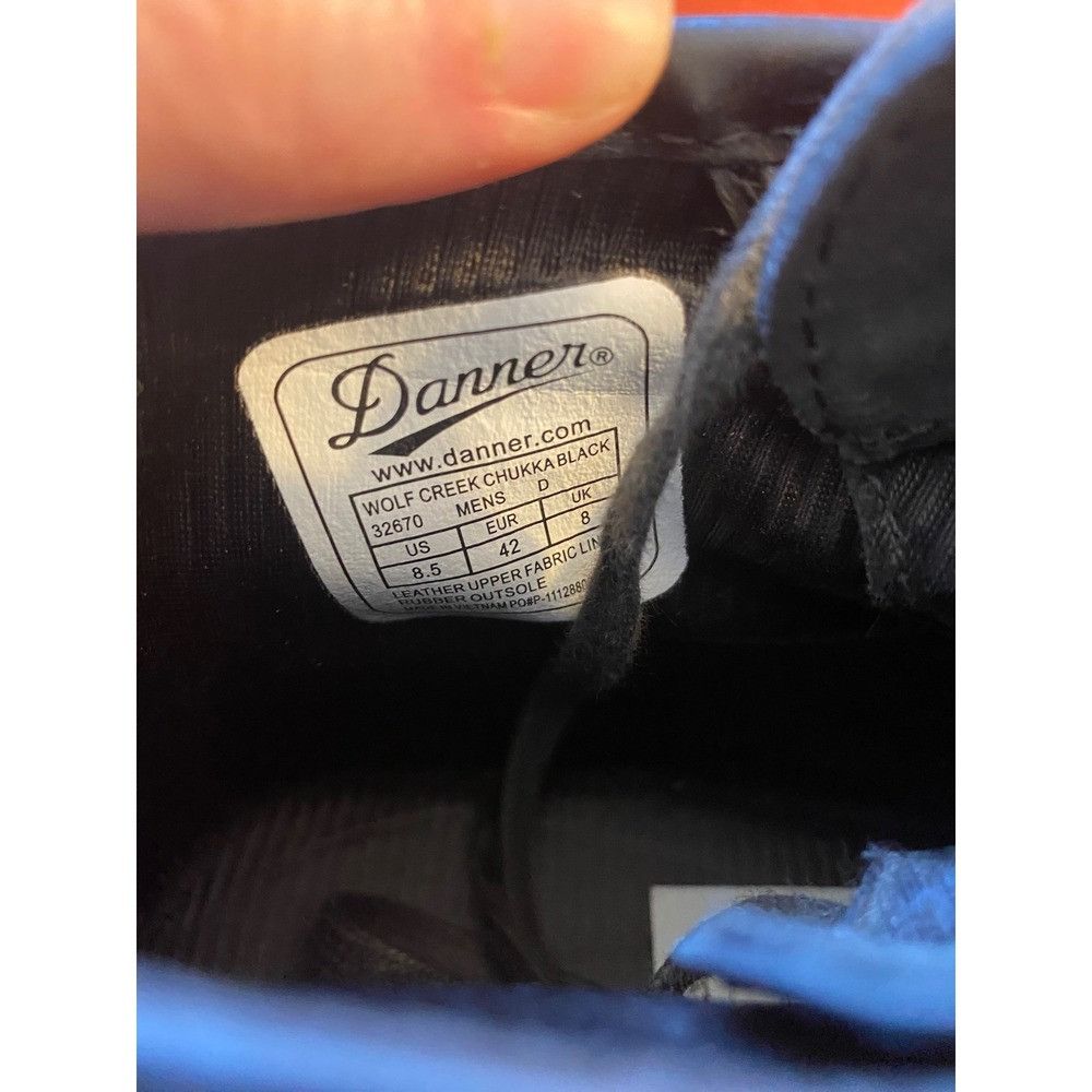 Danner Danner Wolf Creek Chukka Black Leather Waterproof Boots 326 Size US 8.5 / EU 41-42 - 6 Thumbnail