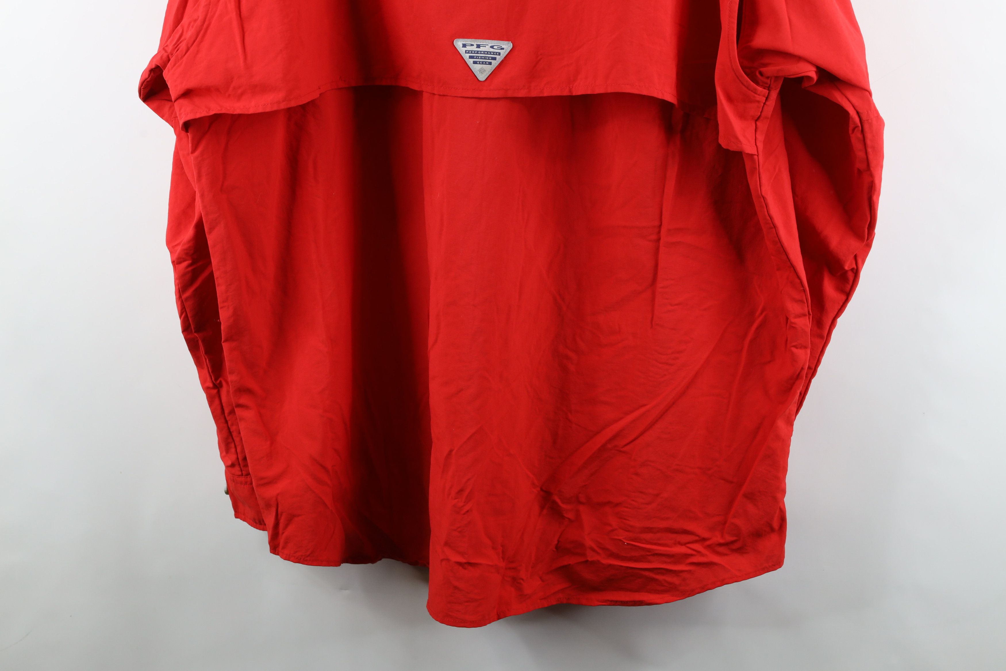 Columbia × Vintage Columbia PFG Bahama Vented Collared Button Down Shirt Red Size US XXL / EU 58 / 5 - 15 Thumbnail