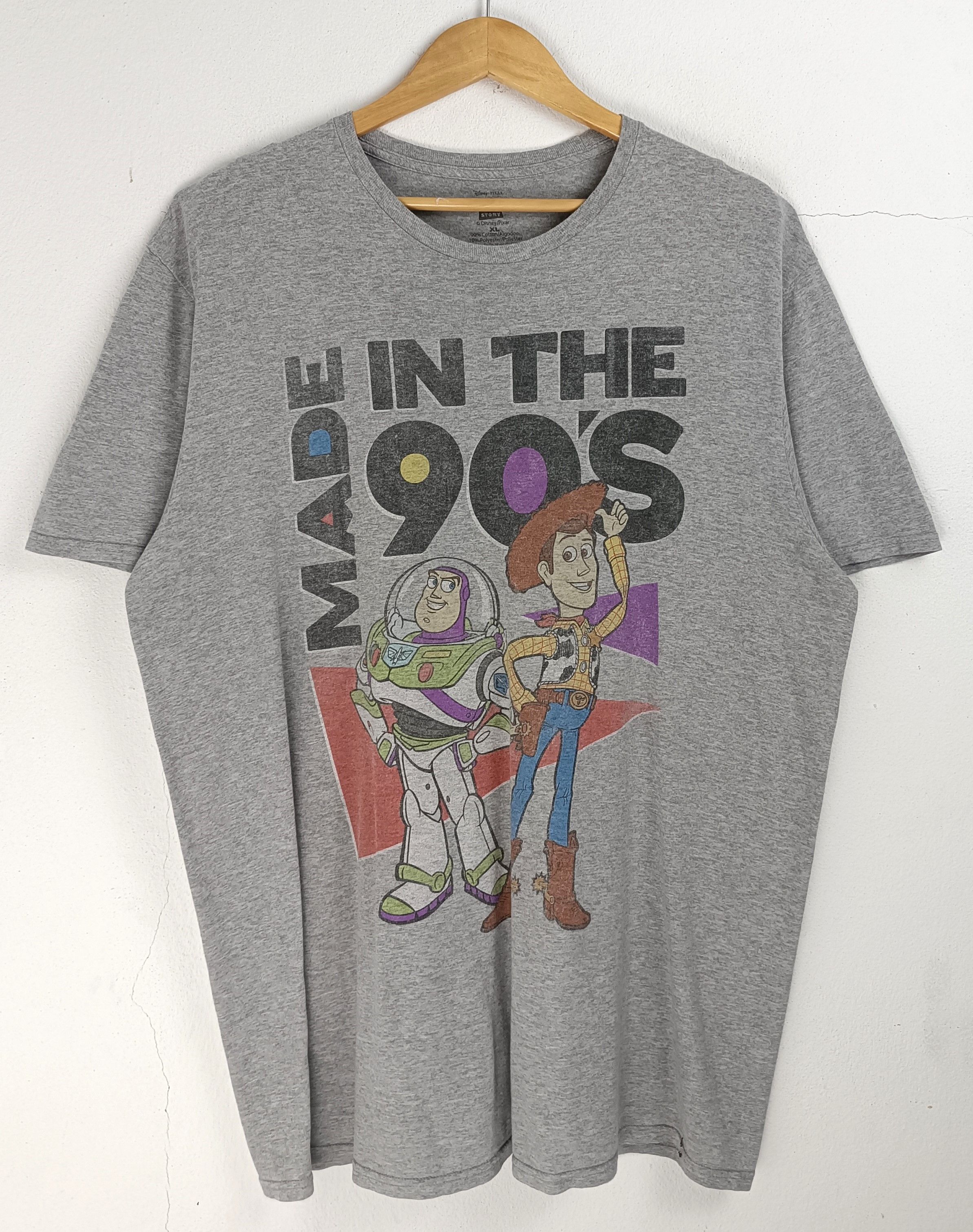 Disney VINTAGE TOY STORY MADE IN THE 90'S TEE BUZZ WOODY PIXAR Size US XL / EU 56 / 4 - 3 Thumbnail
