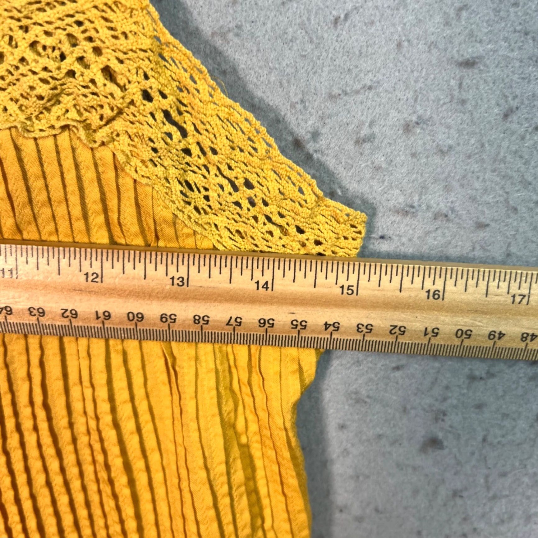 Vintage VINTAGE Wilfred Yellow Pleated Sundress Mini Sleeveless Womens Small 90s Fashion Model Size S / US 4 / IT 40 - 5 Thumbnail
