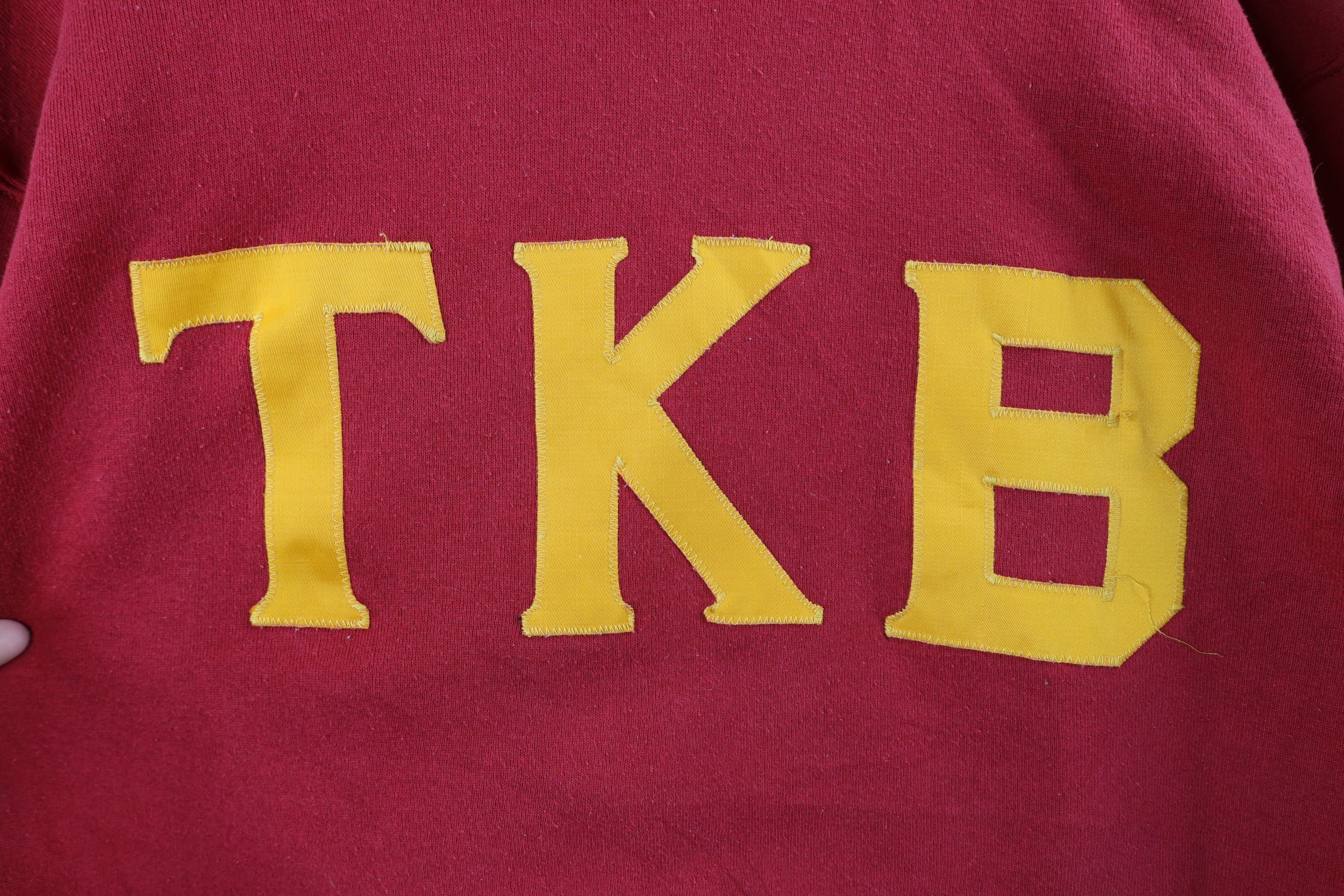 Russell Athletic Vintage 90s Russell Athletic Tau Kappa Fraternity Hoodie Size US XL / EU 56 / 4 - 4 Thumbnail