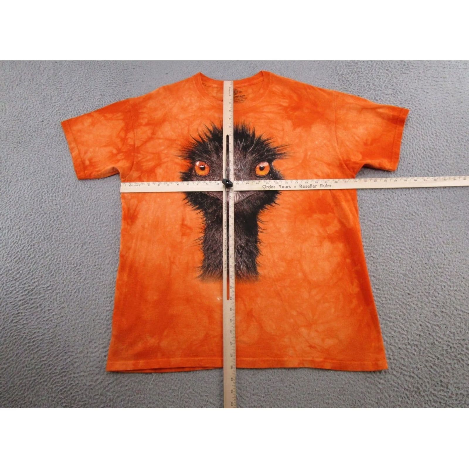 The Mountain The Mountain T Shirt 2XL Orange Tie Dye Emu Bird Australian Graphic Tee Shirt Mens Size 2XL Orange Tie Dye The Mountain Bird Emu Graphic Tee Size US XXL / EU 58 / 5 - 4 Thumbnail