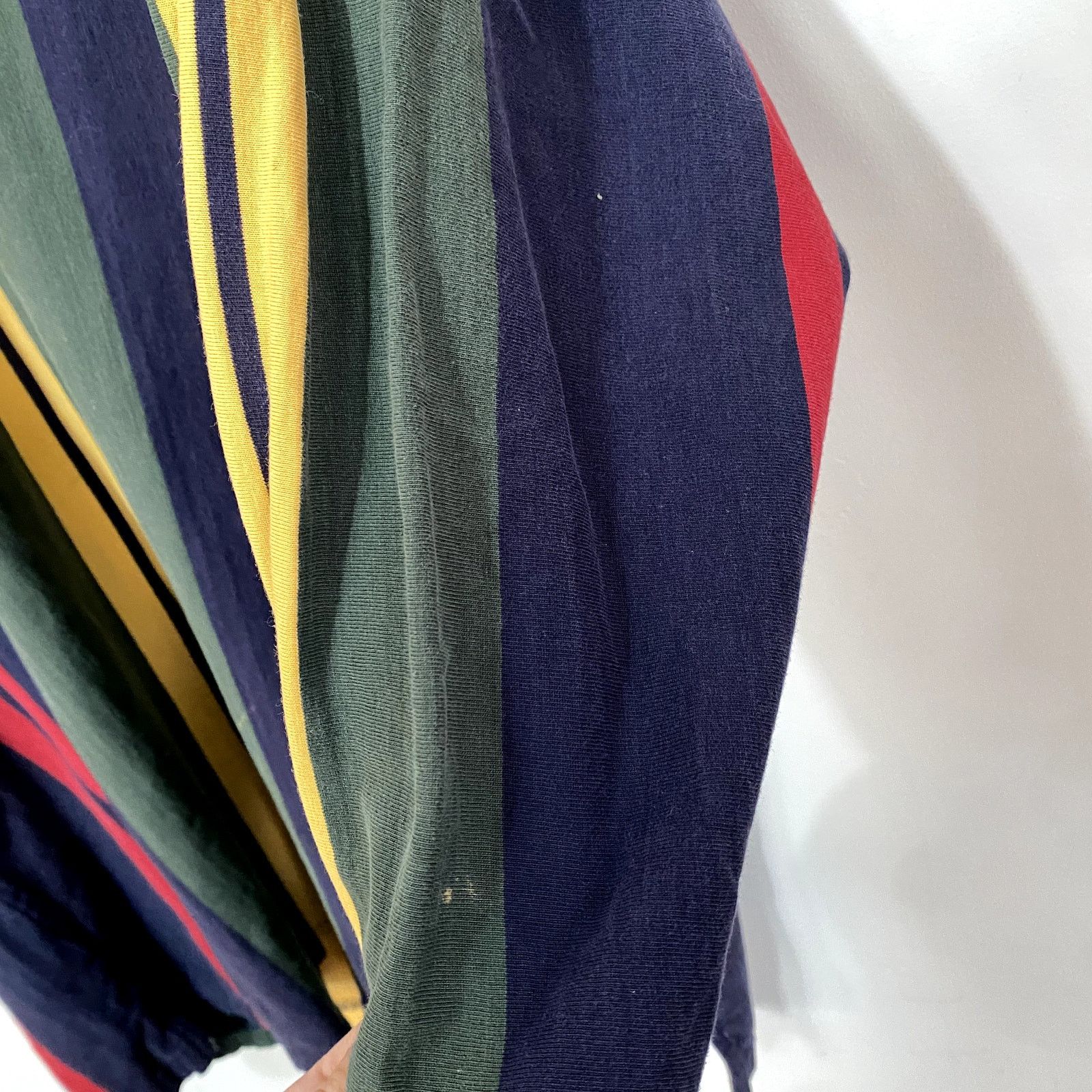 Chaps × Chaps Ralph Lauren × Vintage Vintage 90s Chaps Ralph Lauren Striped Long Sleeve Polo Size US L / EU 52-54 / 3 - 7 Thumbnail