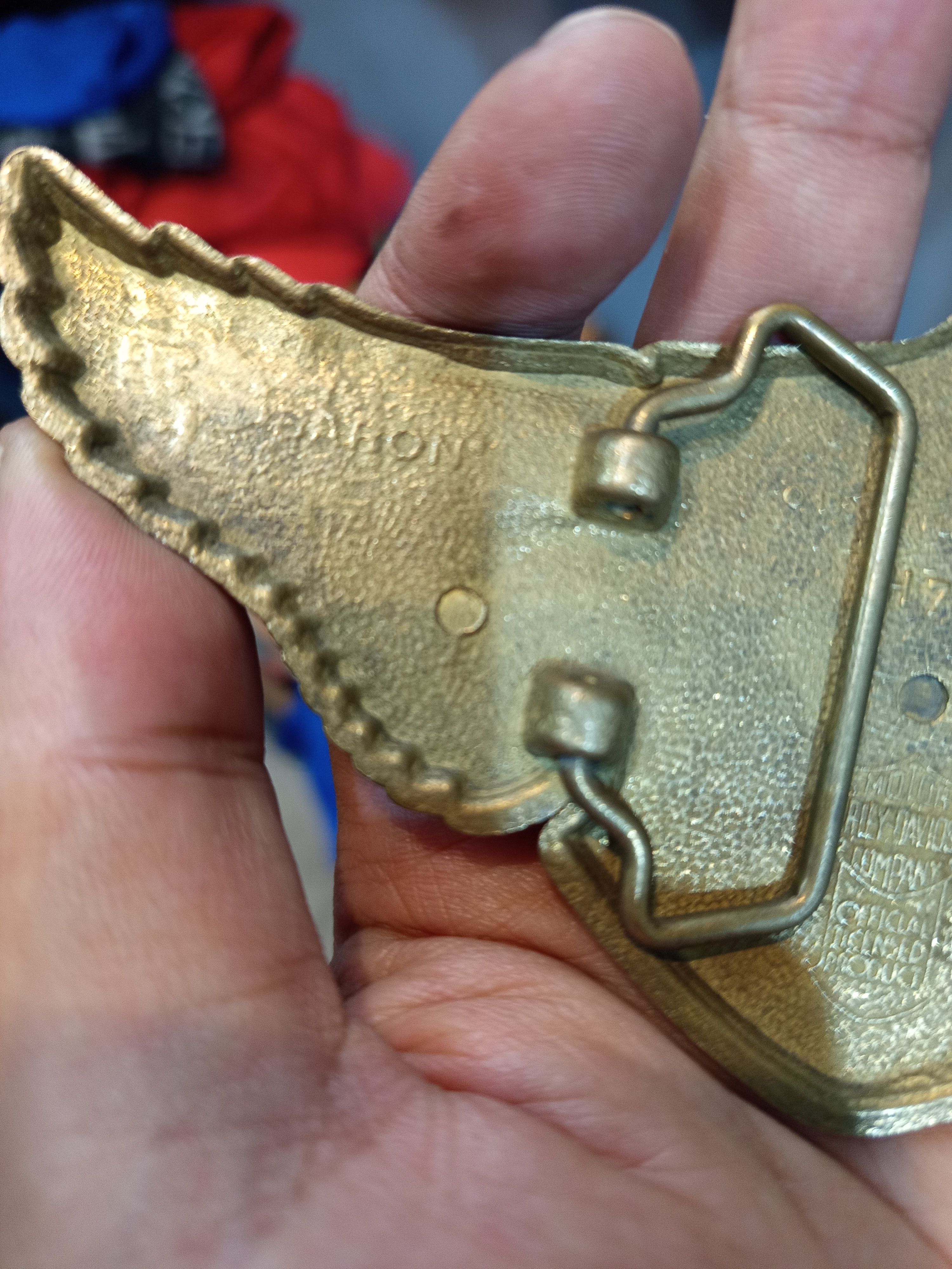 Harley Davidson 1990 Baron Buckle Solid Brass H704 Official Licensed Product Size ONE SIZE - 7 Thumbnail