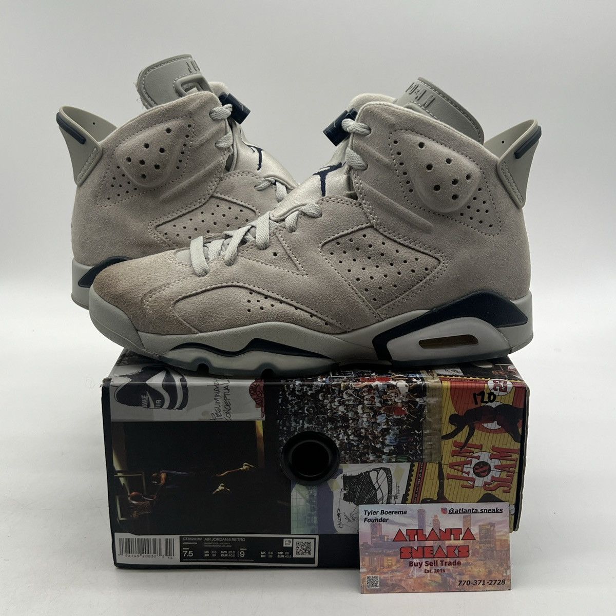 Jordan Brand Air Jordan 6 Georgetown Size US 7.5 / EU 40-41 - 1 Thumbnail
