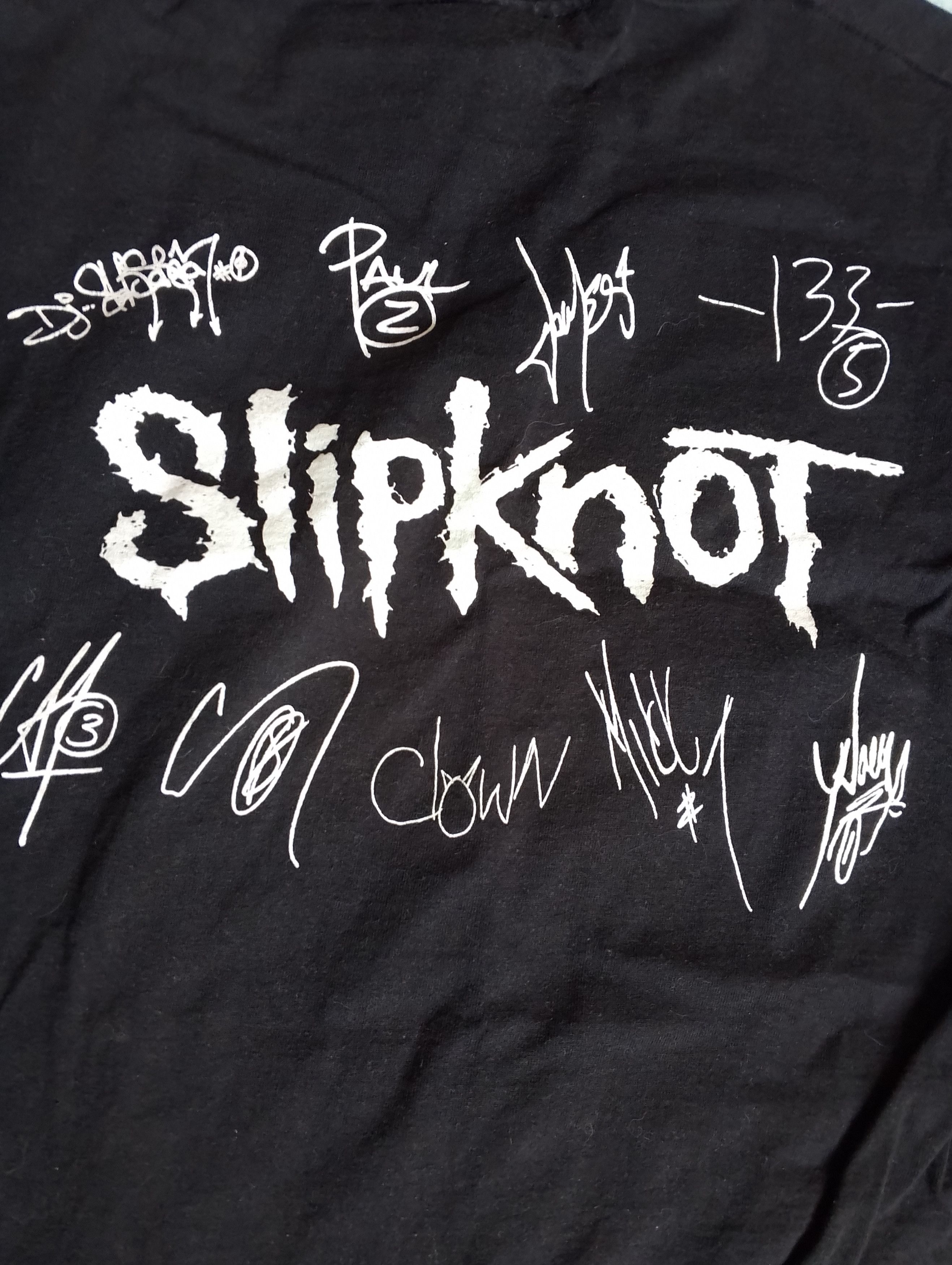 Slipknot slipknot Paul Gray autographed t-shirt Size US M / EU 48-50 / 2 - 5 Thumbnail