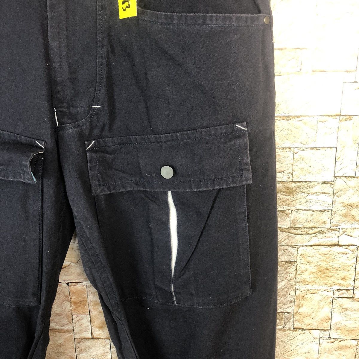 Japanese Brand Filativa Black bush Cargo Multipocket Pants #A83 Size US 32 / EU 48 - 11 Thumbnail