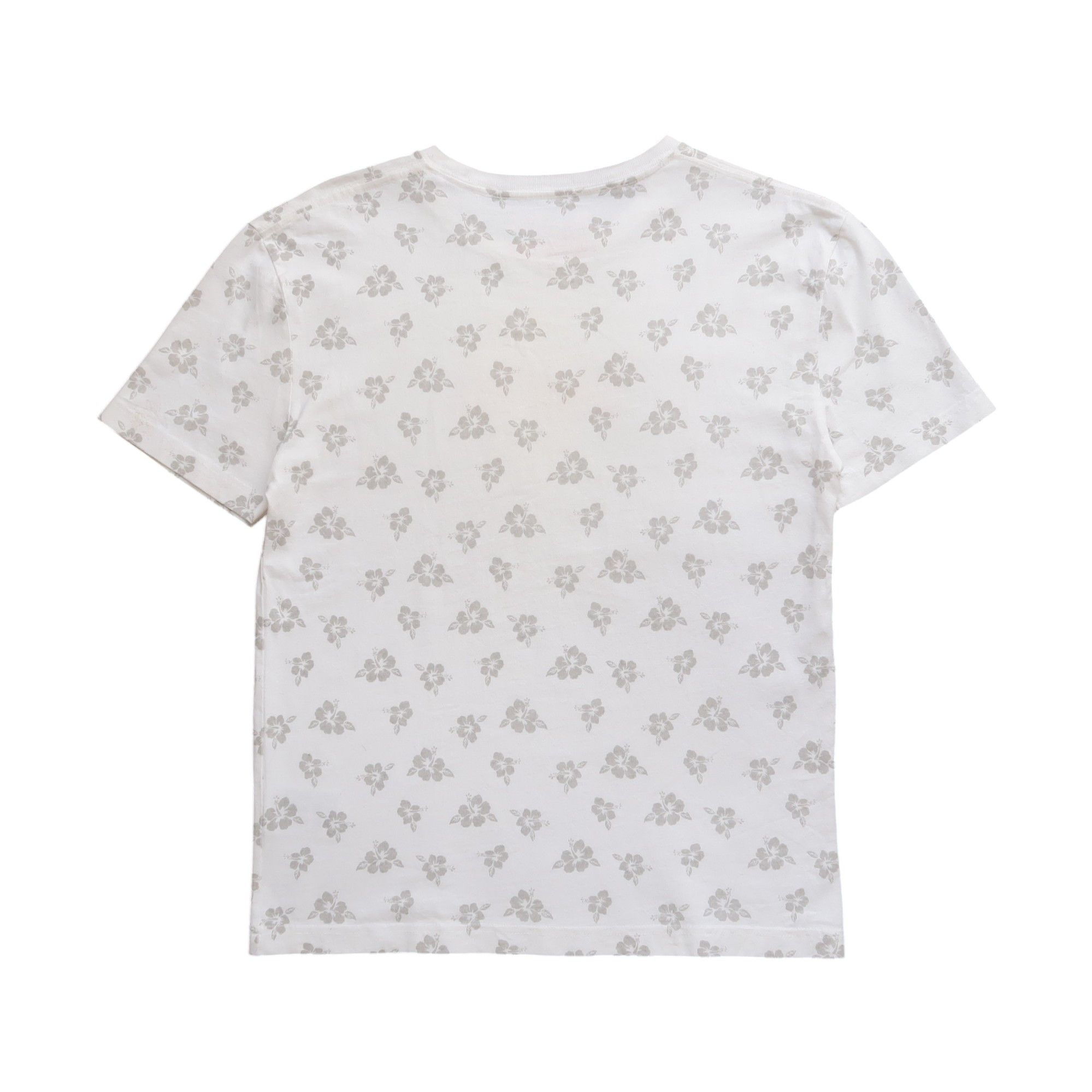 Japanese Brand 2000s Sun Surf by Piko Flower Print White T-Shirt Size US S / EU 44-46 / 1 - 2 Thumbnail