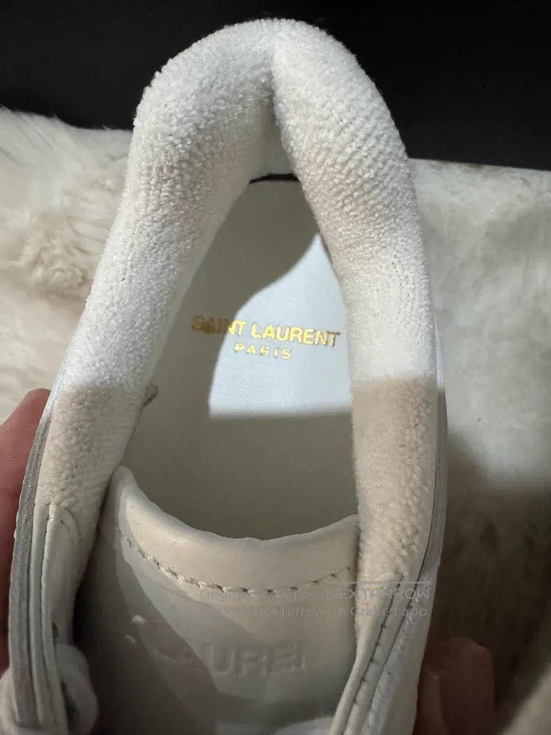Saint Laurent Paris Saint Laurent Paris Ladies White Sneakers Size US 7 / IT 37 - 5 Thumbnail
