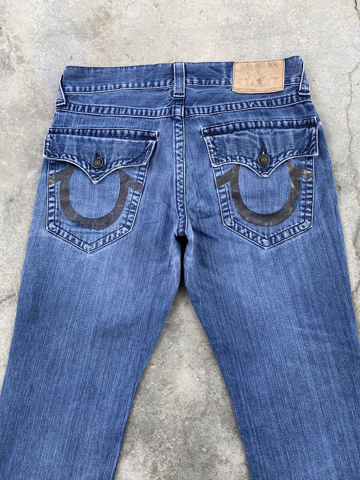 True Religion Vintage True Religion Distressed Denim Pants Size US 35 - 4 Thumbnail