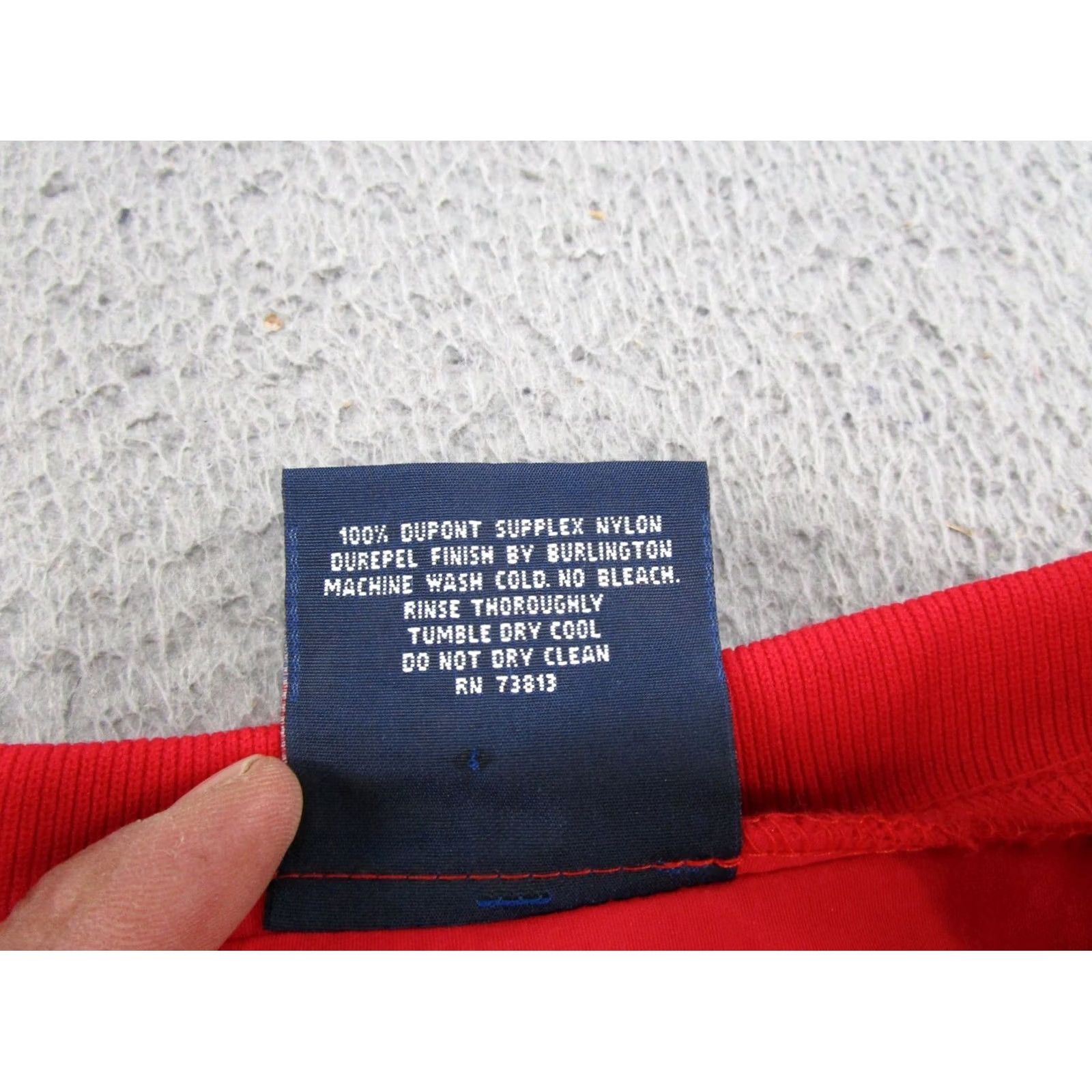 Madison Vintage Starbus Windbreaker Jacket XL Red USA Made Nike Shirt Size US XL / EU 56 / 4 - 3 Thumbnail