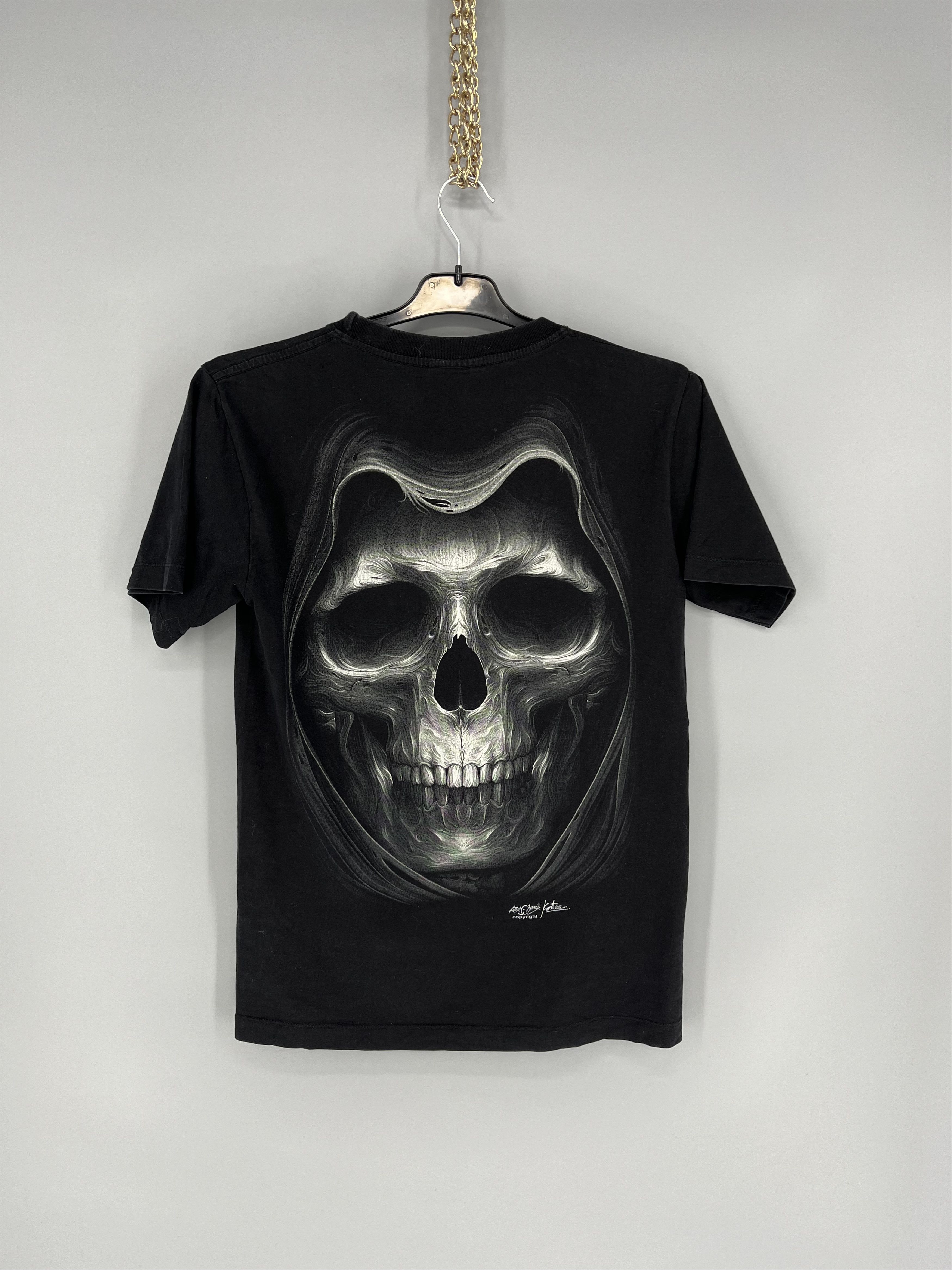Band Tees Skulls Vintage Y2K Rock Metal Size XL Black Reverse Logo Size US S / EU 44-46 / 1 - 10 Thumbnail