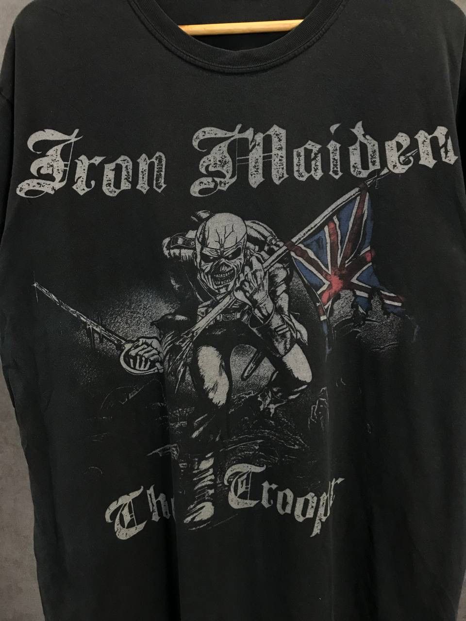 Band Tees × Iron Maiden × Vintage Iron Maiden 2011 vintage rock band skull overprinted tee Size US XL / EU 56 / 4 - 4 Thumbnail