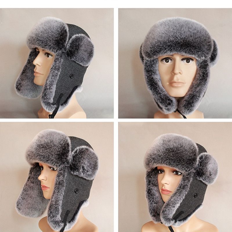 Japanese Brand Russian Winter Bomber Hat Size ONE SIZE - 5 Thumbnail