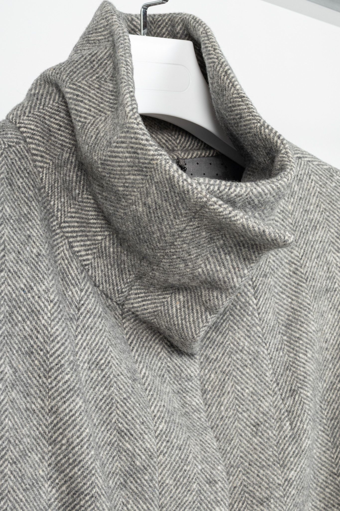 Weekend Max Mara Weekend Max Mara Grey Wool Herringbone Coat Size M / US 6-8 / IT 42-44 - 5 Thumbnail