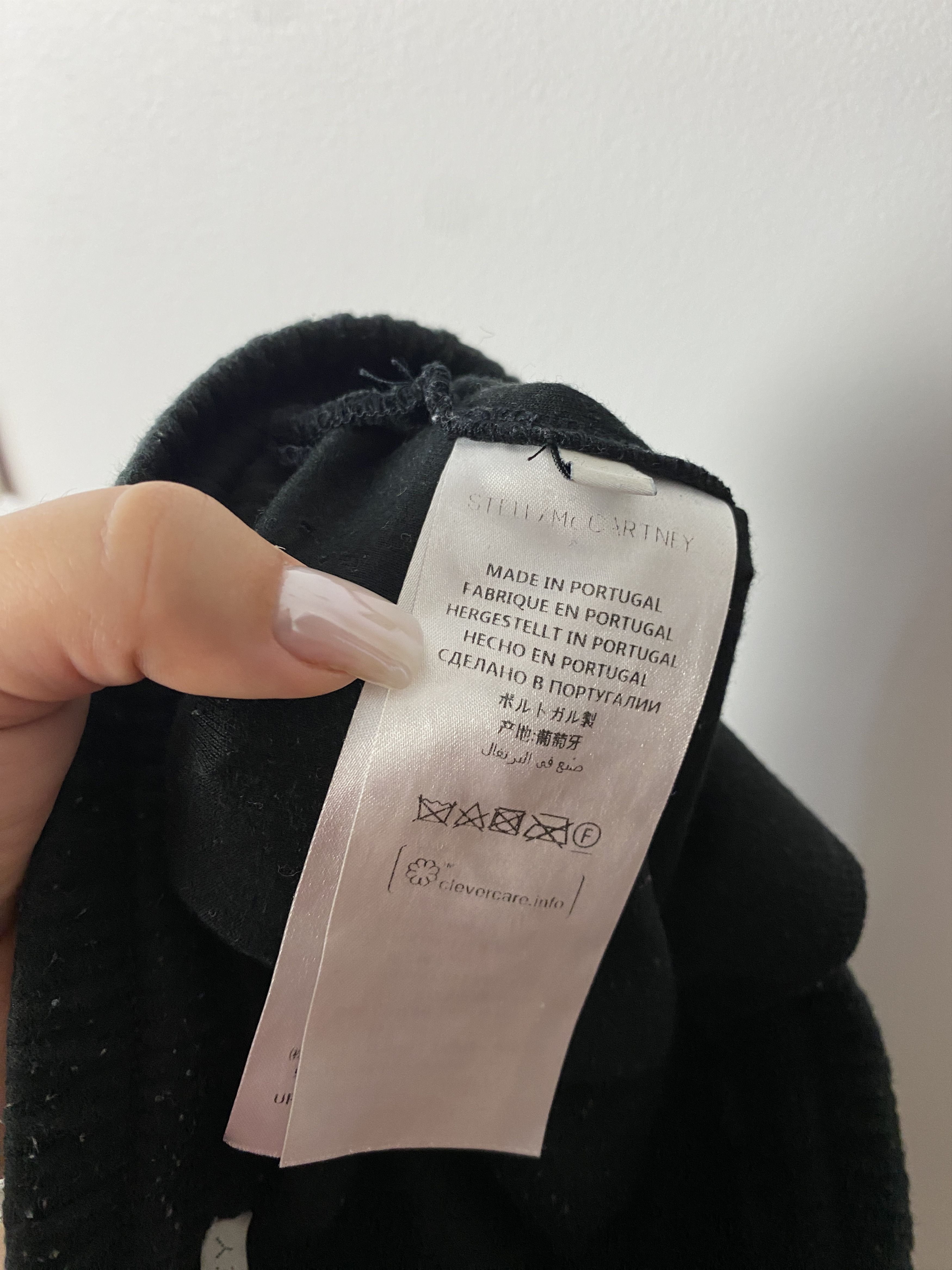 Stella McCartney Stella McCartney black fringe sweatpants cotton nylon Size 27" / US 4 / IT 40 - 7 Thumbnail