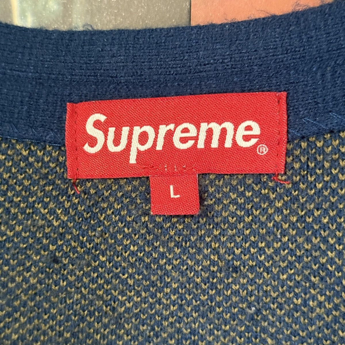 Supreme SUPREME BRUSHED POLKA DOT CARDIGAN Size US L / EU 52-54 / 3 - 3 Thumbnail