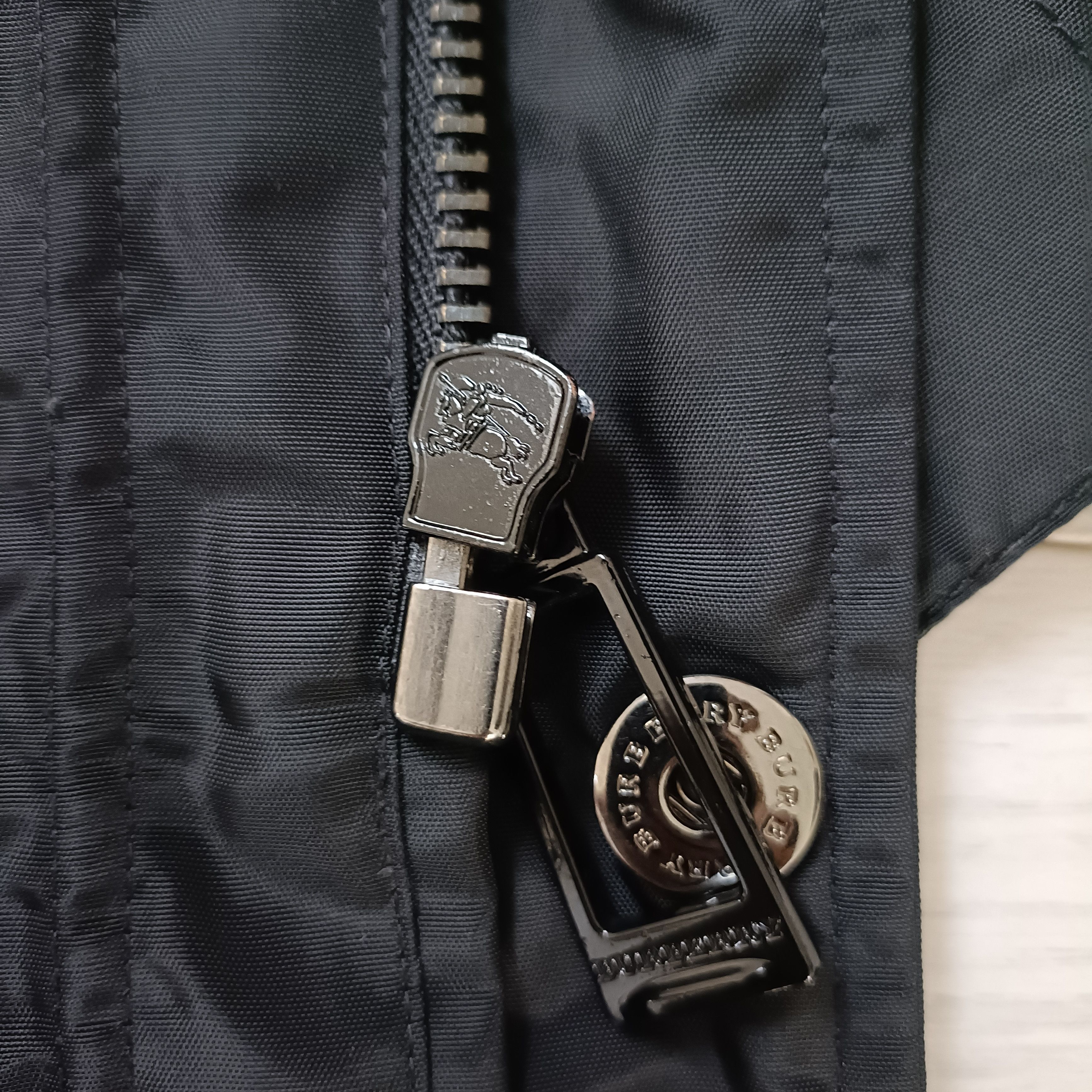 Burberry Men's Black Full Zip Hooded Coat ! Size US XL / EU 56 / 4 - 10 Thumbnail