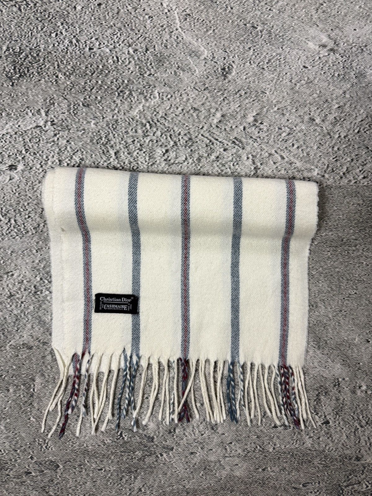 Christian Dior Monsieur Christian Dior Scarf Cashmaire Vintage Size ONE SIZE - 1 Thumbnail