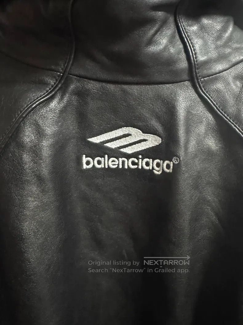 Balenciaga Balenciaga Black Leather Jacket Size US M / EU 48-50 / 2 - 8 Thumbnail