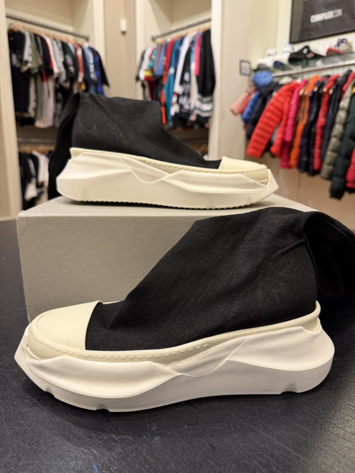 Rick Owens Drkshdw Rick Owens DRKSHDW Abstract Stocking Sneaker Boot Size US 6.5 / IT 36.5 - 2 Thumbnail