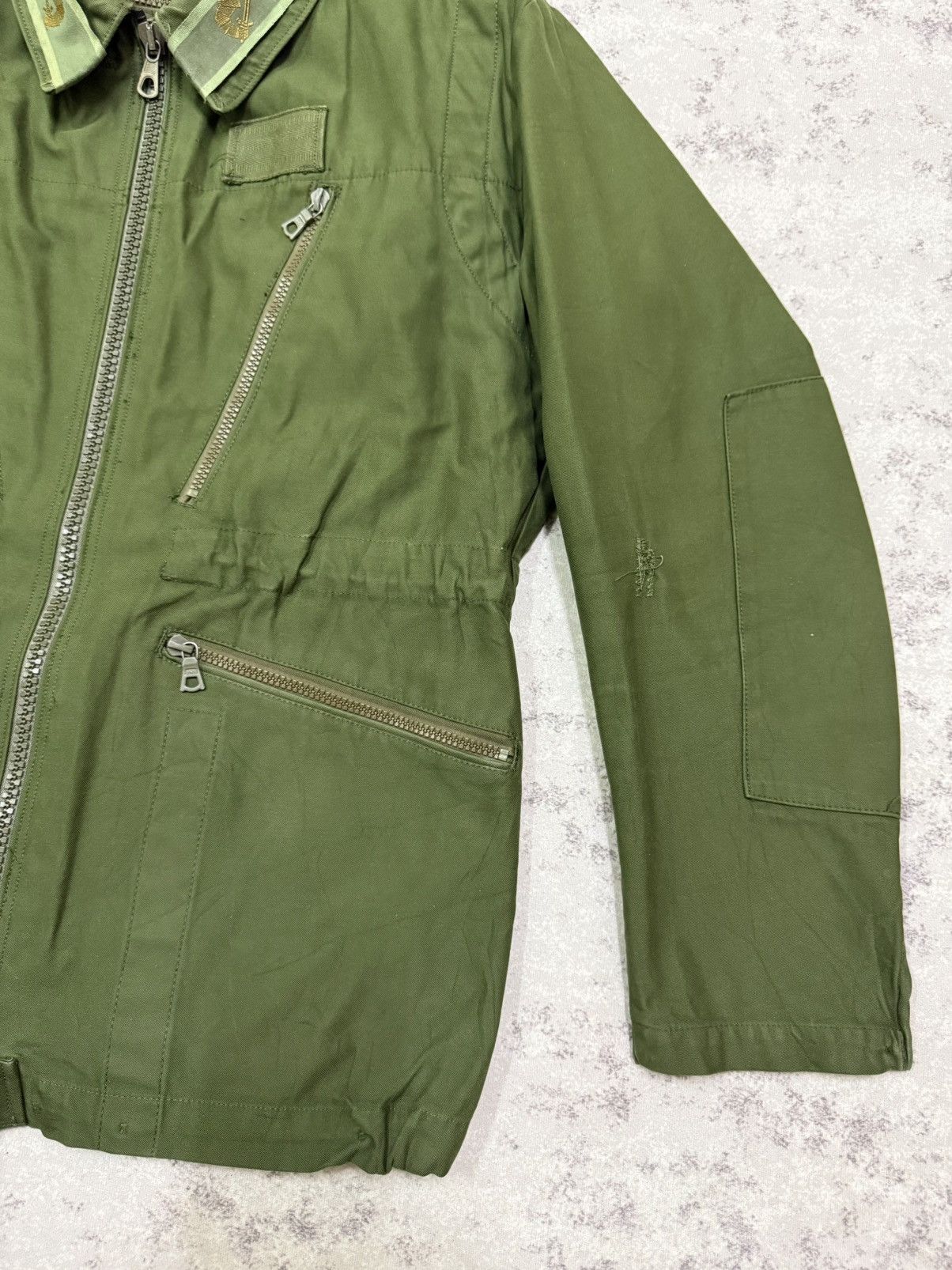 Vintage 1970s Swedish Army m59 tank drivers jacket. Size US S / EU 44-46 / 1 - 5 Thumbnail