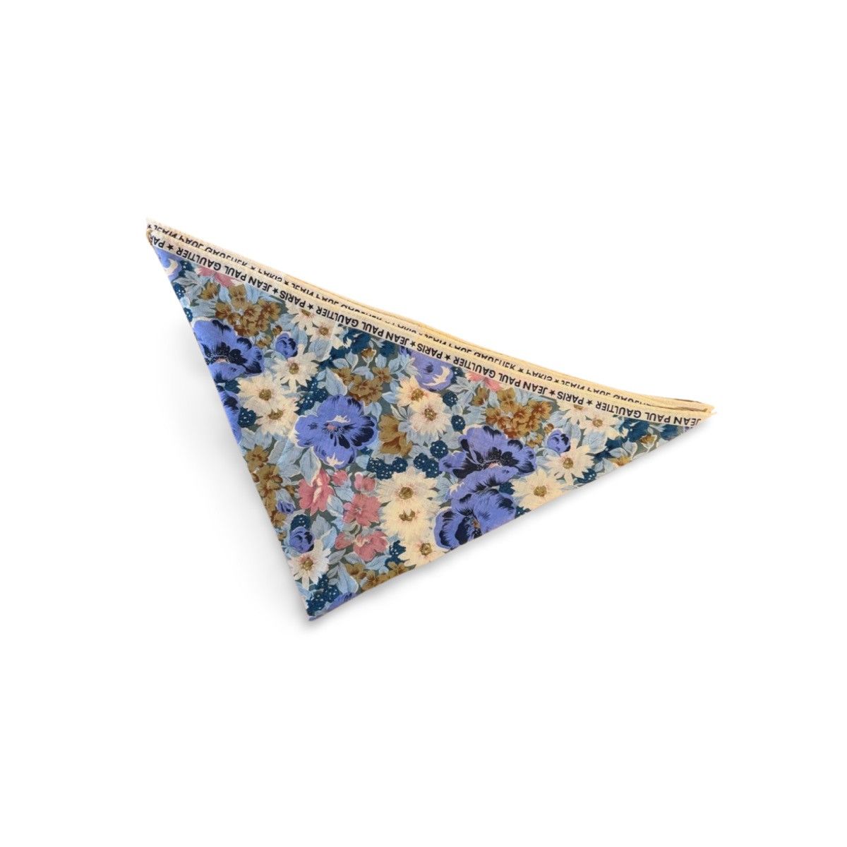 Jean Paul Gaultier Vintage Jean Paul Gaultier Silk Flowers Handkerchief Size ONE SIZE - 2 Thumbnail
