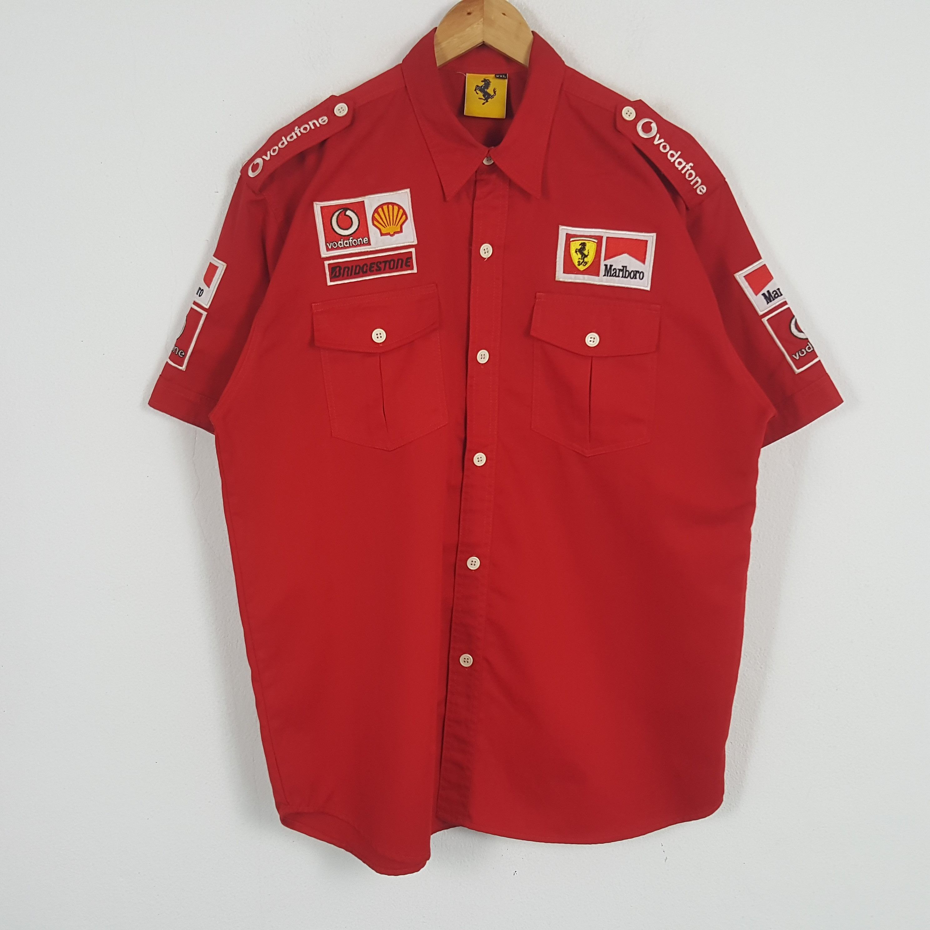Ferrari × Marlboro × Vintage Vintage Ferrari X Marlboro Racing Formula One Jacket Size US L / EU 52-54 / 3 - 3 Thumbnail