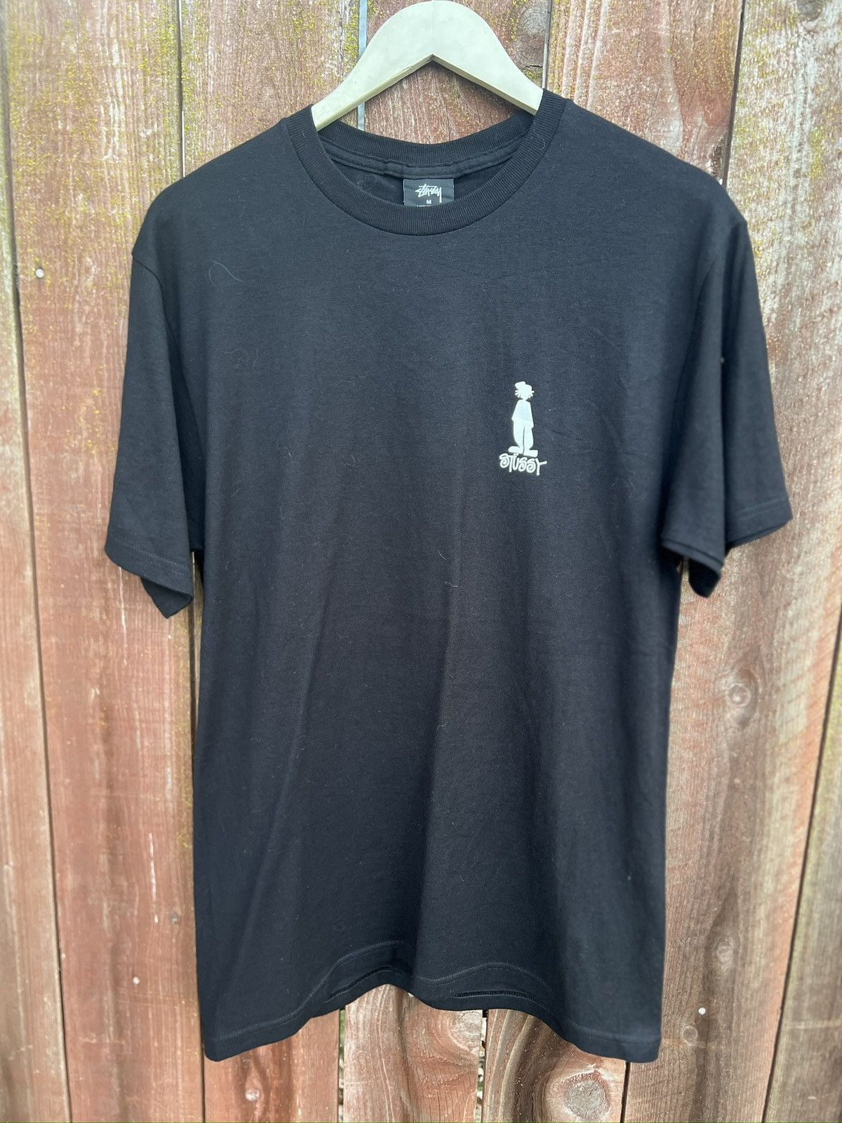 Stussy RARE Stussy Stickman Black Tee Size US M / EU 48-50 / 2 - 2 Thumbnail