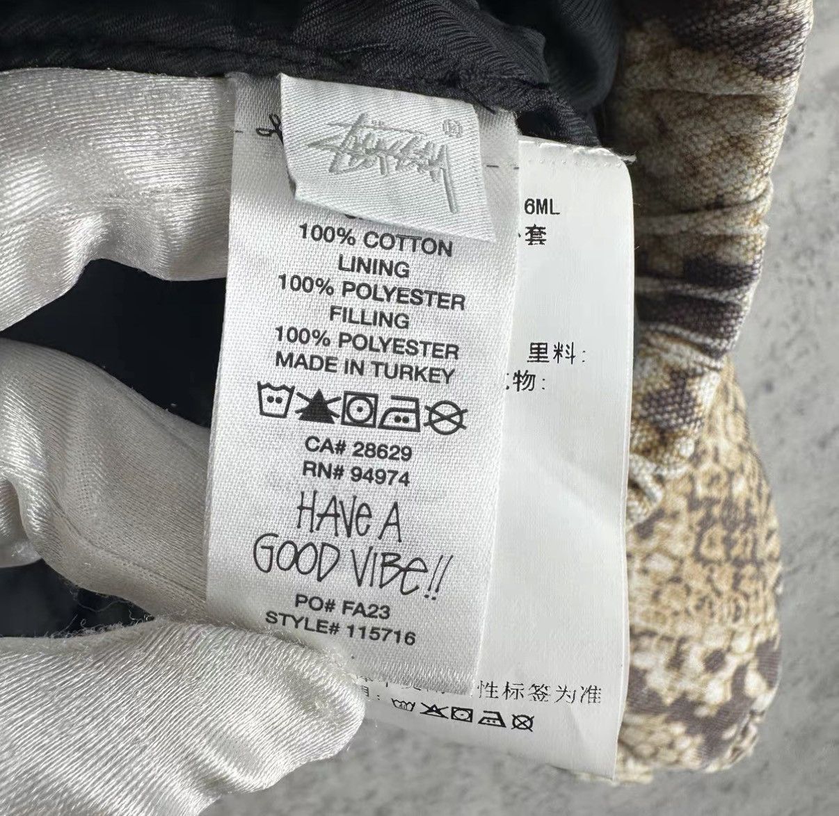 Stussy Stussy Snake Pattern Insulated Hooded Work Jacket J42 Size US L / EU 52-54 / 3 - 6 Thumbnail