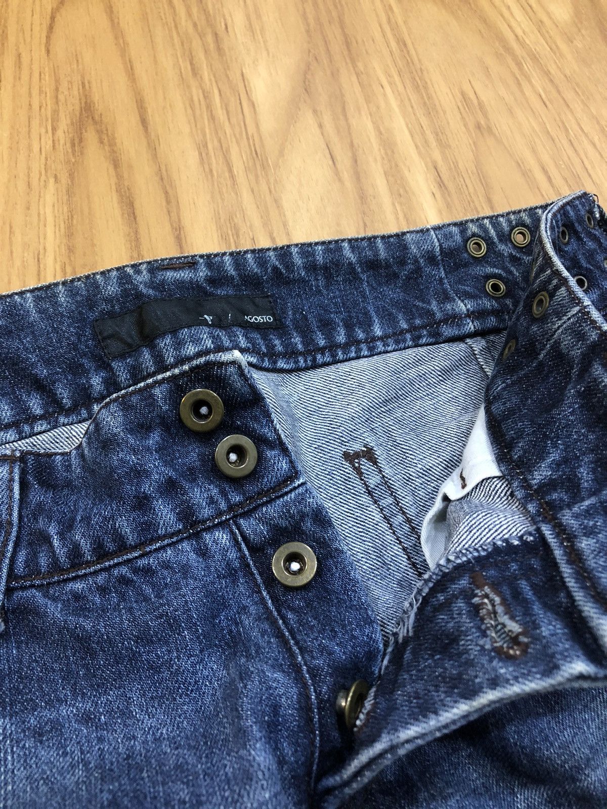 Japanese Brand Made in Japan Agosto Studded Denim Pant Size US 30 / EU 46 - 6 Thumbnail