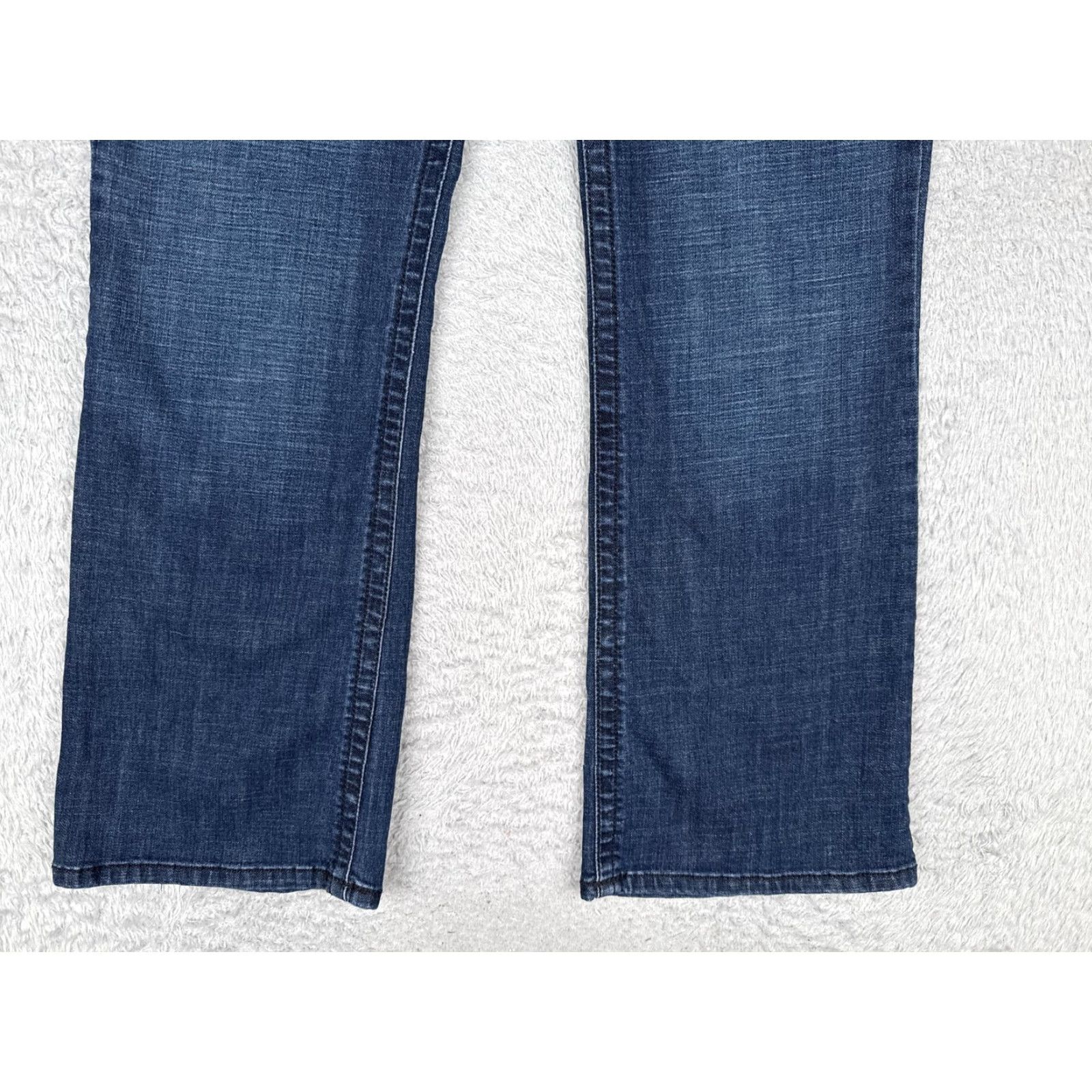 Lee Lee Womens Jeans Bootcut 32x29 Blue Mid Rise Floral Embroidered 5-Pocket Denim Cotton Vintage? No, Vintage: No Size 24" / US 00 / IT 34 - 2 Thumbnail