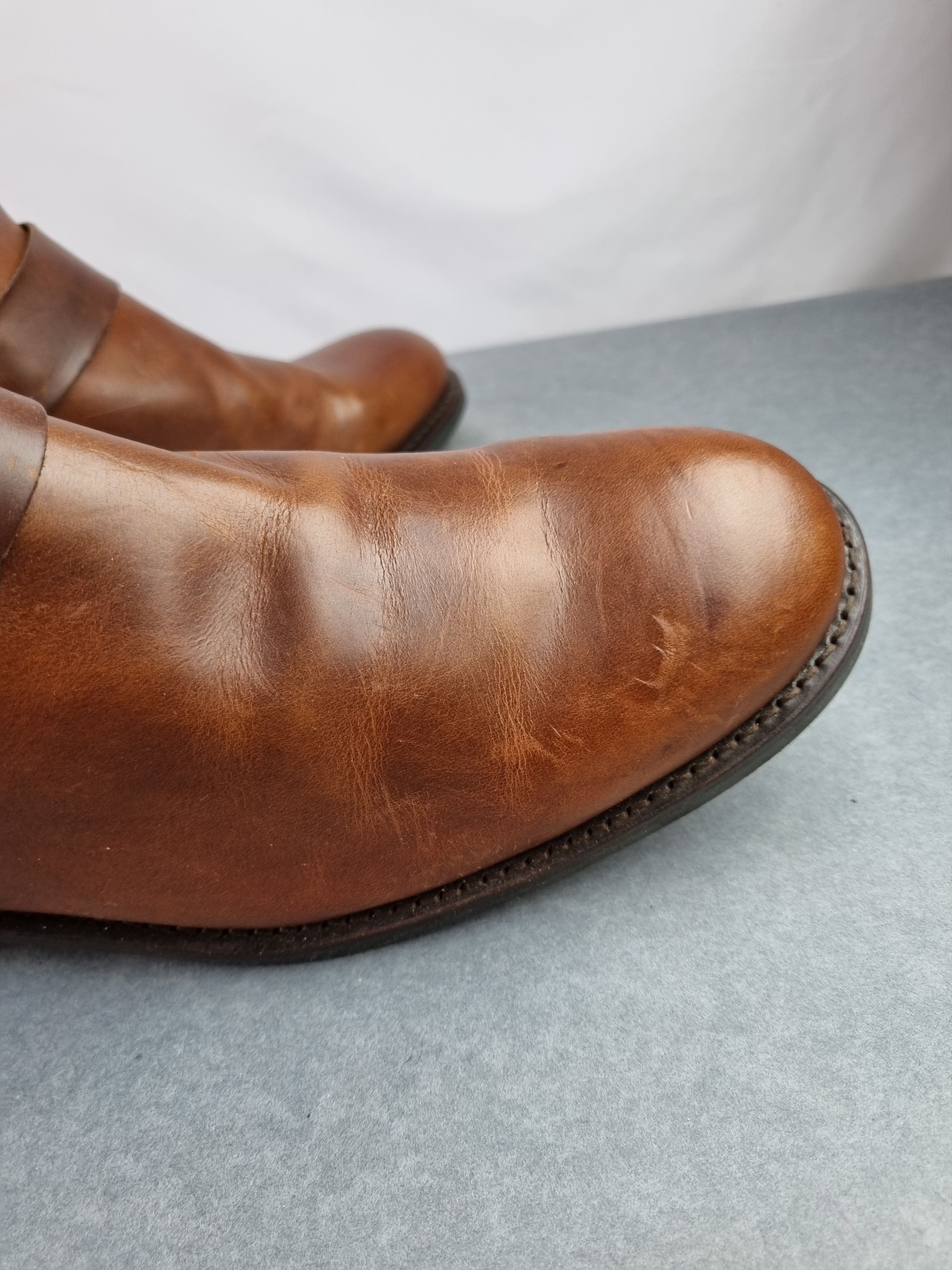 Frye × Vibram Frye Mexican Cowboy Leather Vibram Resist-Oil Boots Size US 9.5 / EU 42-43 - 17 Thumbnail