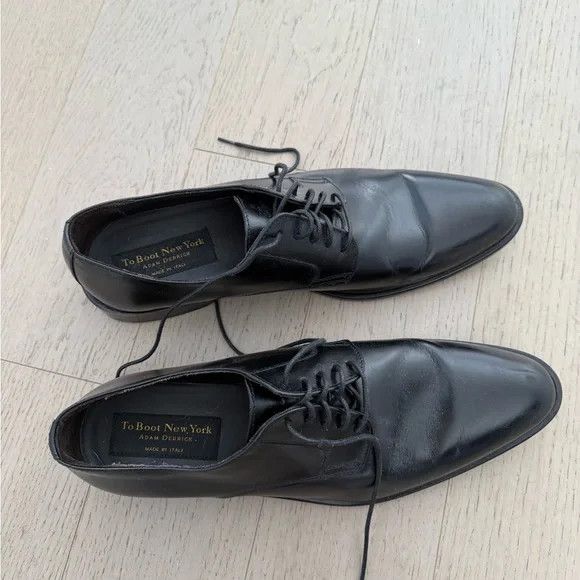 To Boot New York To Boot New York Adam Derrick Black Oxford Shoes Size US 13 / EU 46 - 3 Thumbnail
