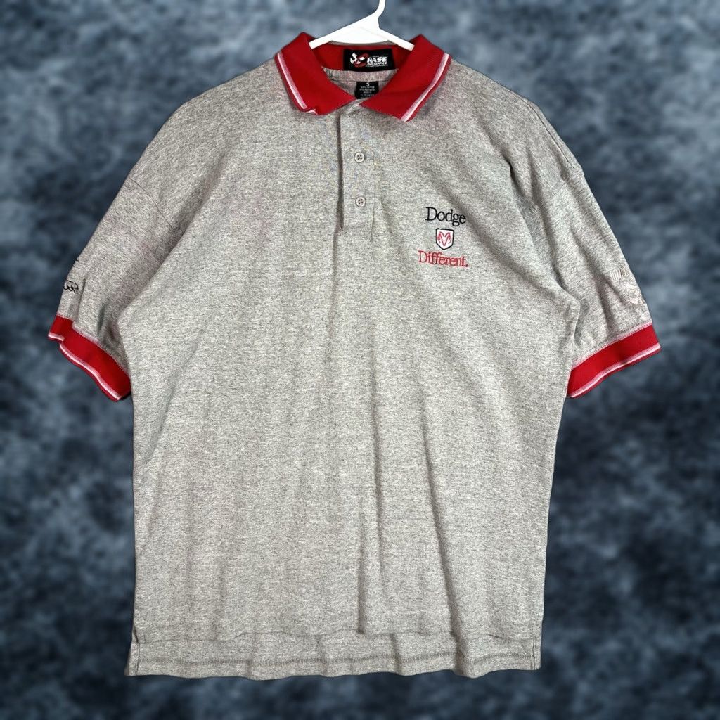 Chase Authentics VINTAGE 90s Chase Authentics Dodge Nascar Racing Polo Shirt Adult Small Gray Mens Size US S / EU 44-46 / 1 - 1 Thumbnail