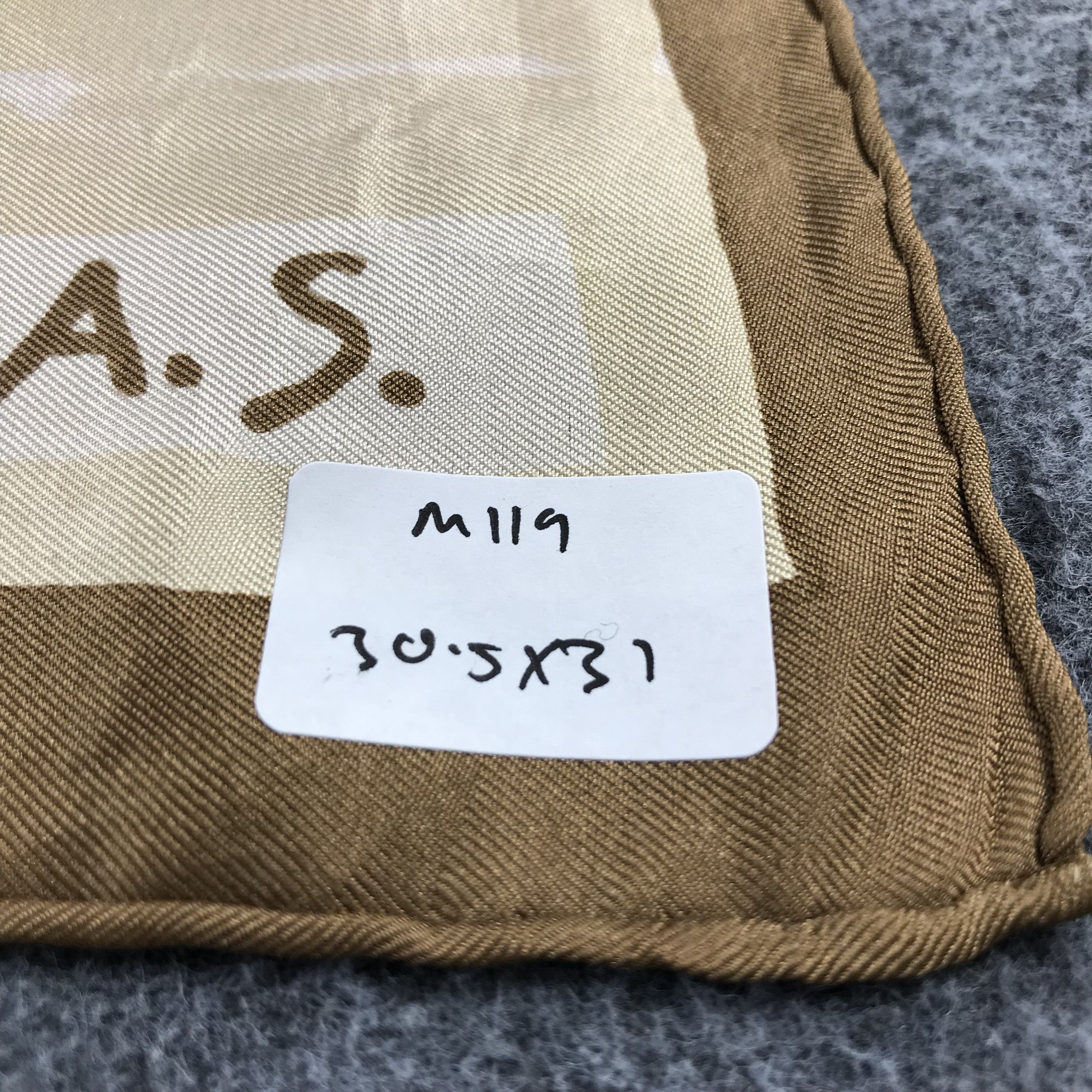 Japanese Brand Vintage P. A. S. Silk Scarf M119 Size ONE SIZE - 7 Thumbnail