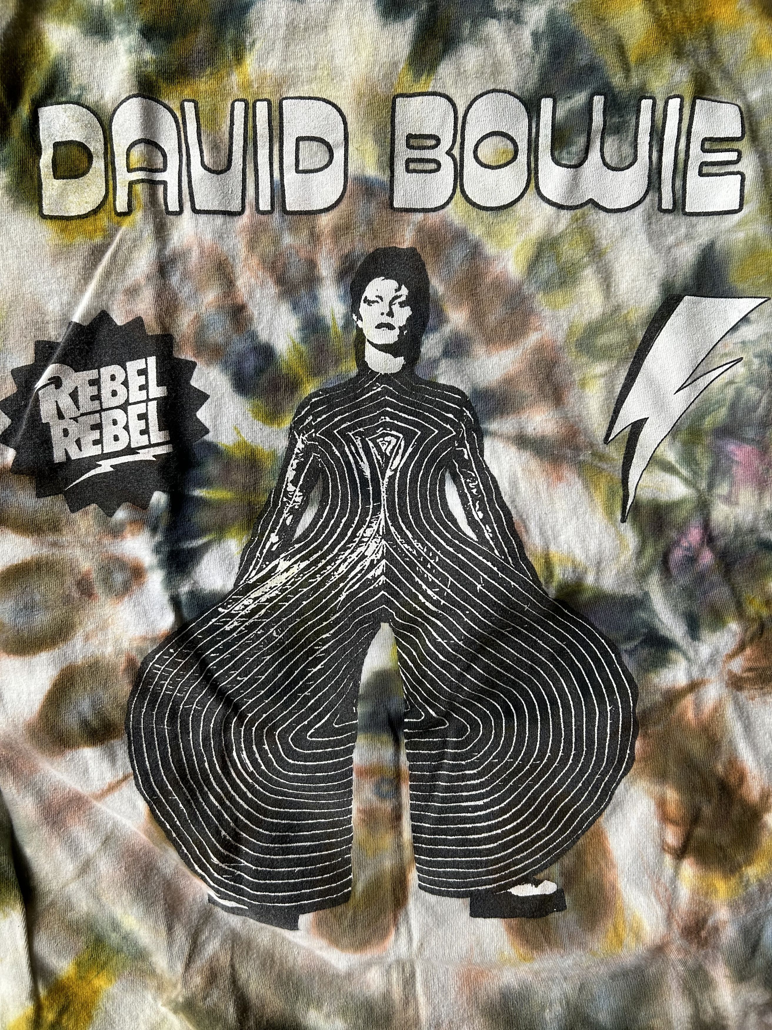 Other THUNDER SHOUT David Bowie - Medium handmade tie-dye tee Size US M / EU 48-50 / 2 - 4 Thumbnail