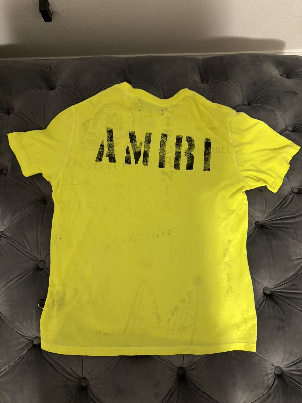 Amiri × Designer Amiri MA Stencil Logo T-Shirt Size US S / EU 44-46 / 1 - 4 Thumbnail