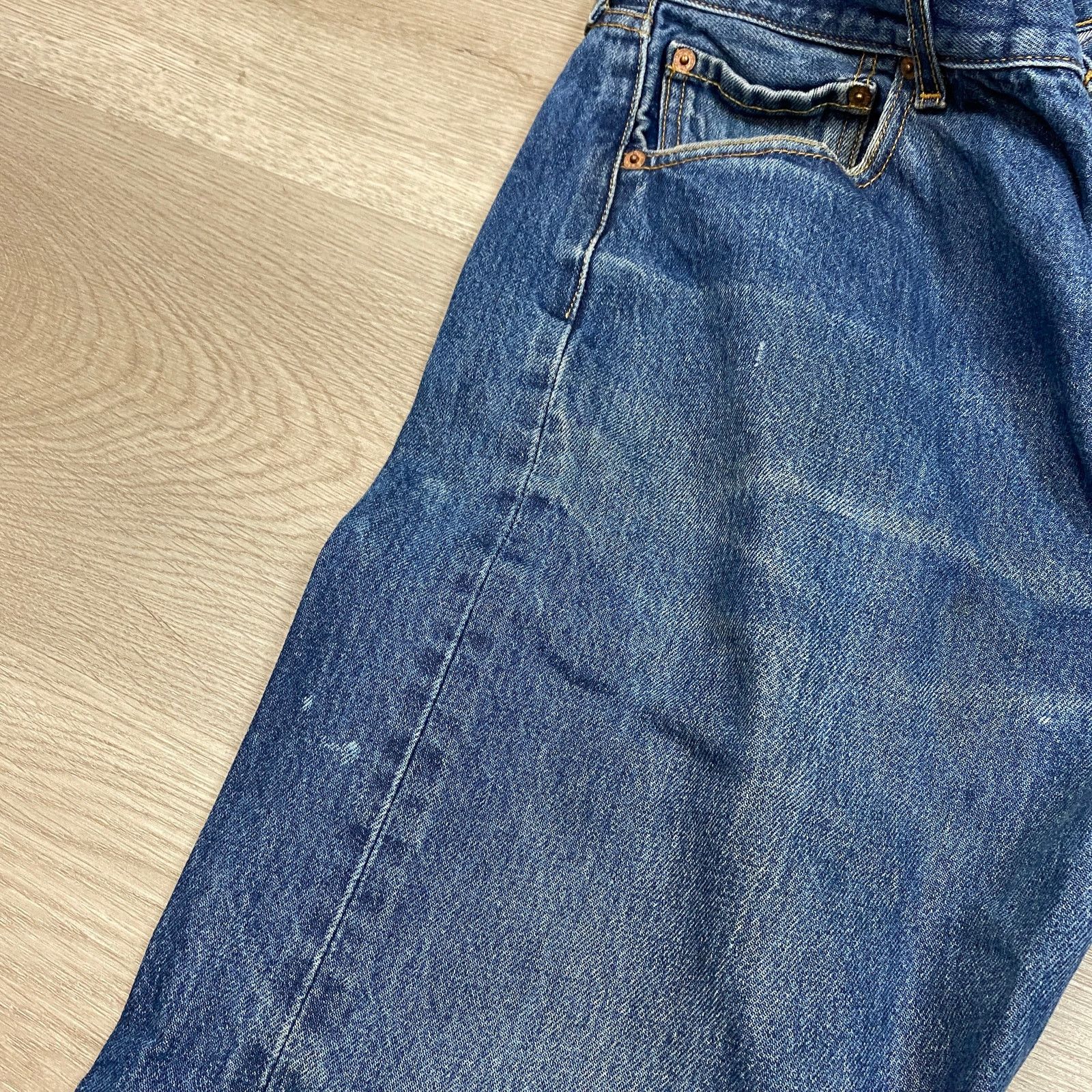 Levi's × Vintage Vintage Y2K Levi's 501 Straight Leg Button Fly Jeans 33x26 Size US 33 - 10 Thumbnail